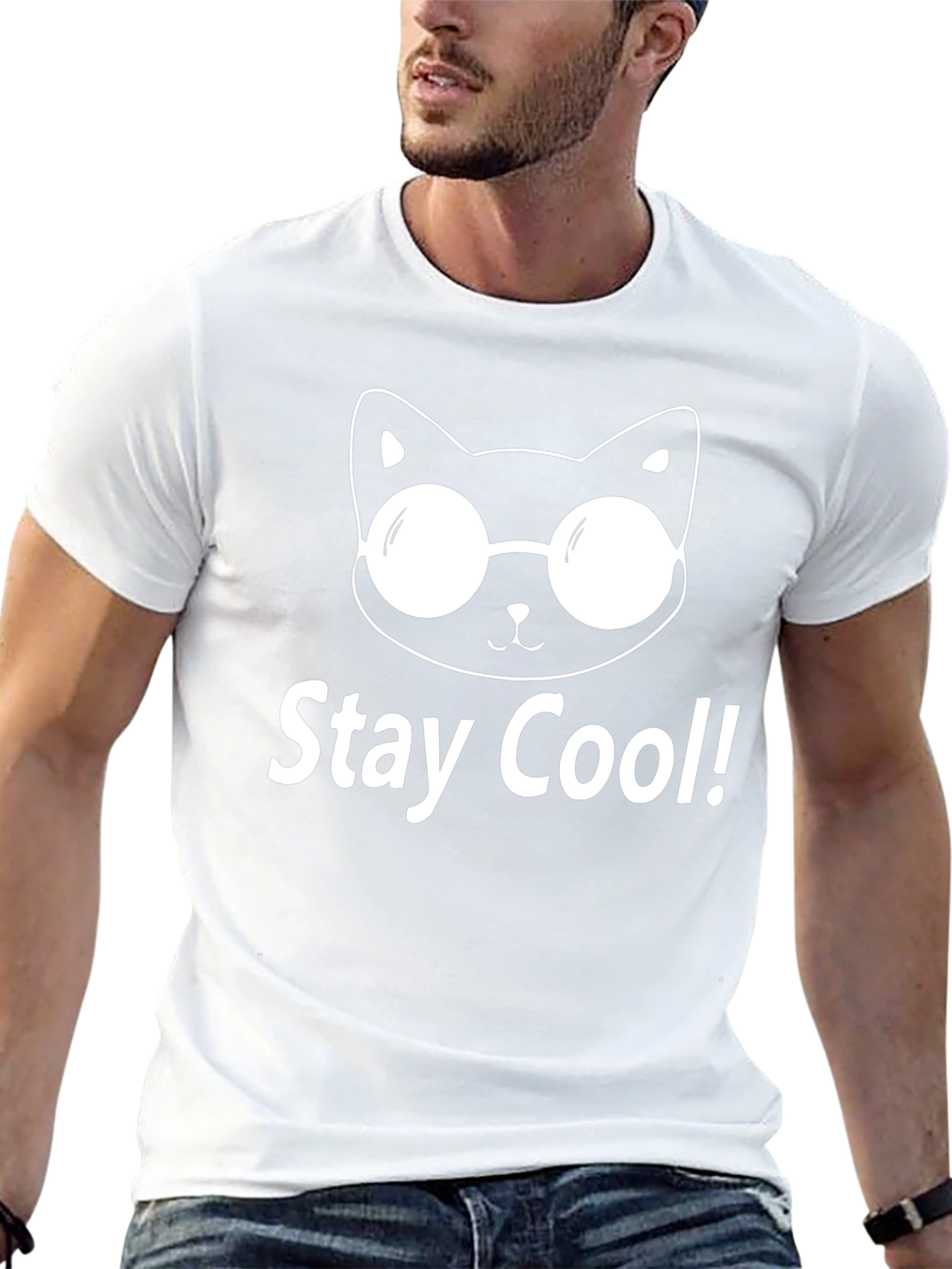 Cool Cat Tee - Stay Cool Graphic T-Shirt