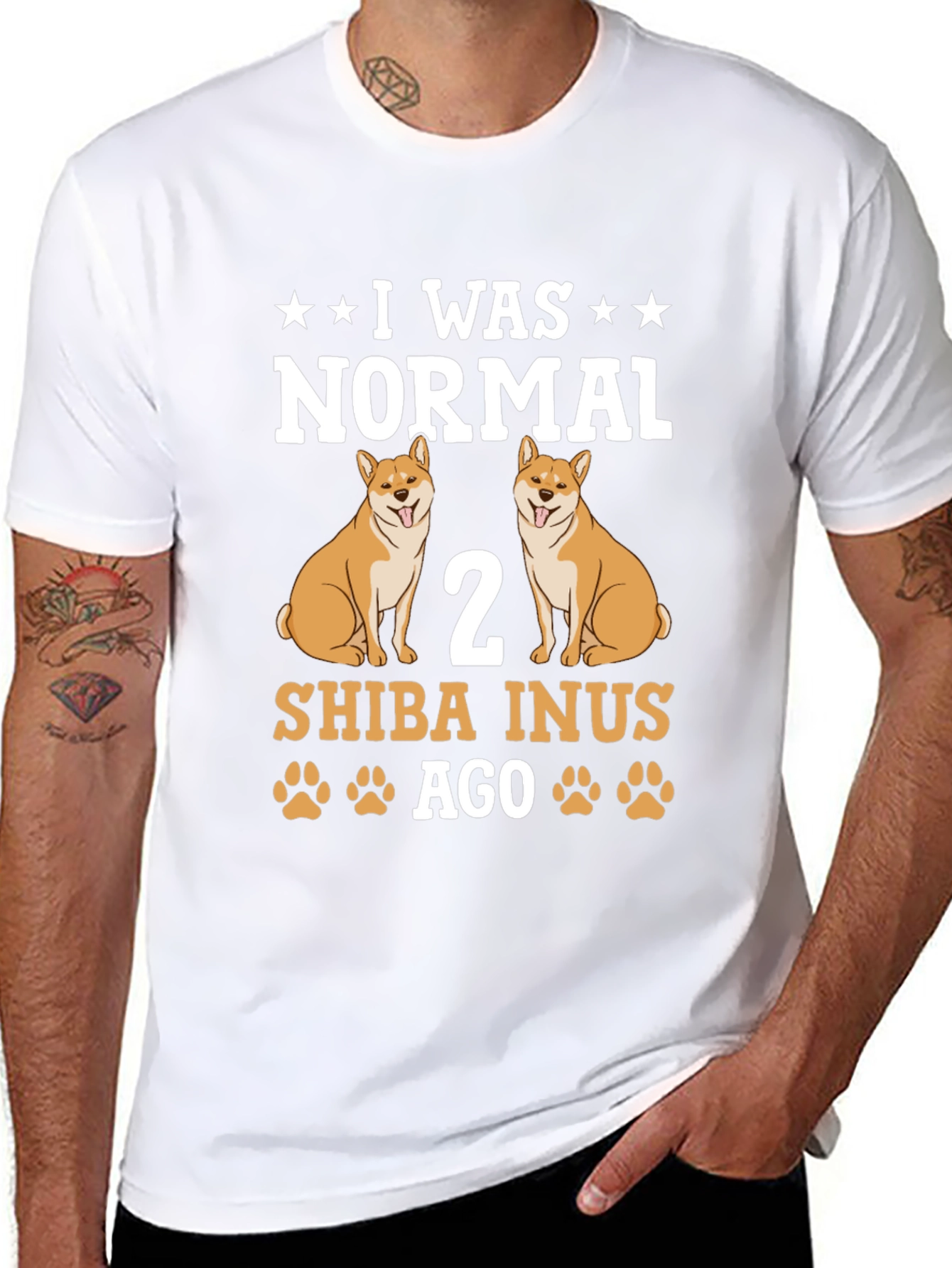 I Was Normal 2 Shiba Inus Ago T-Shirt