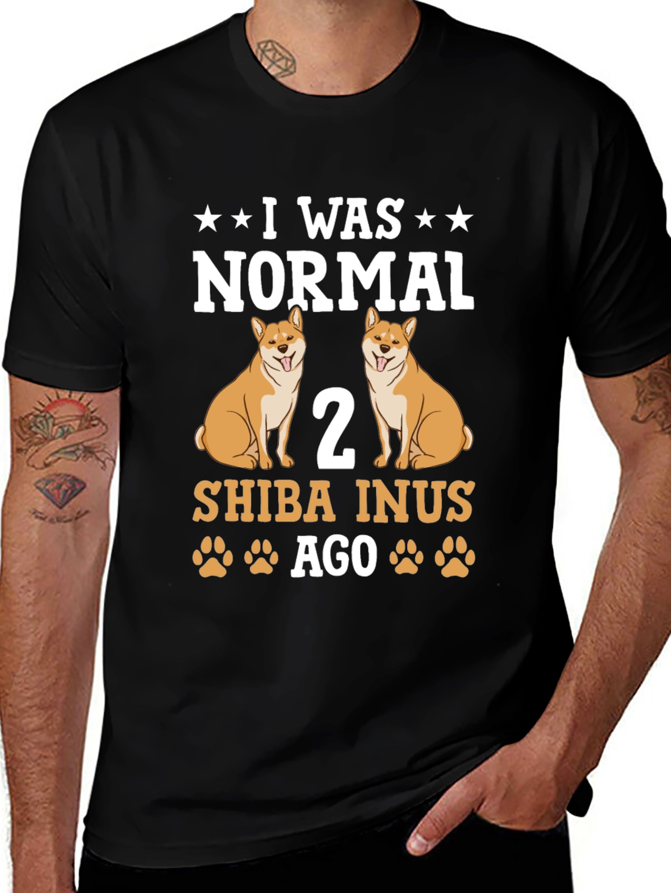 I Was Normal 2 Shiba Inus Ago T-Shirt