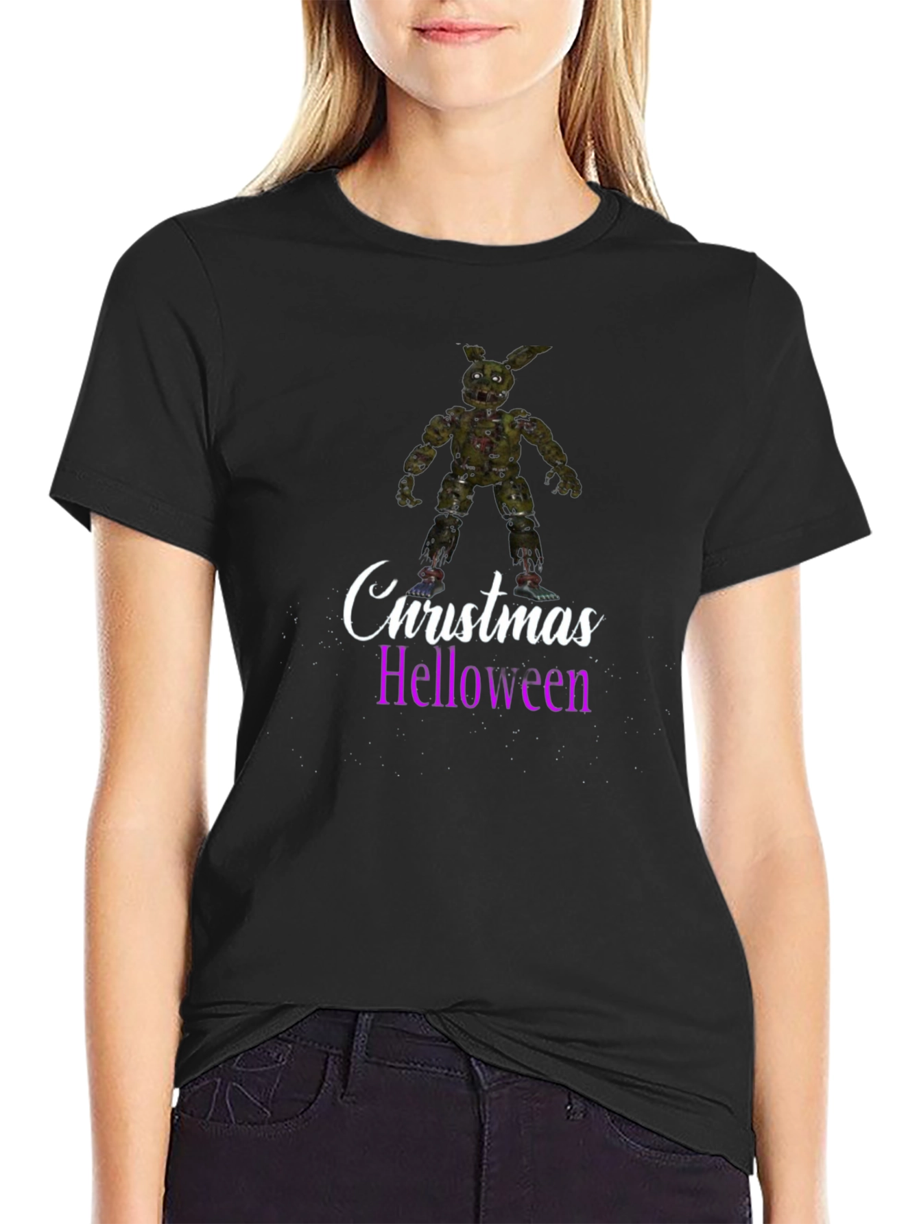 Christmas Helloween Graphic Tee