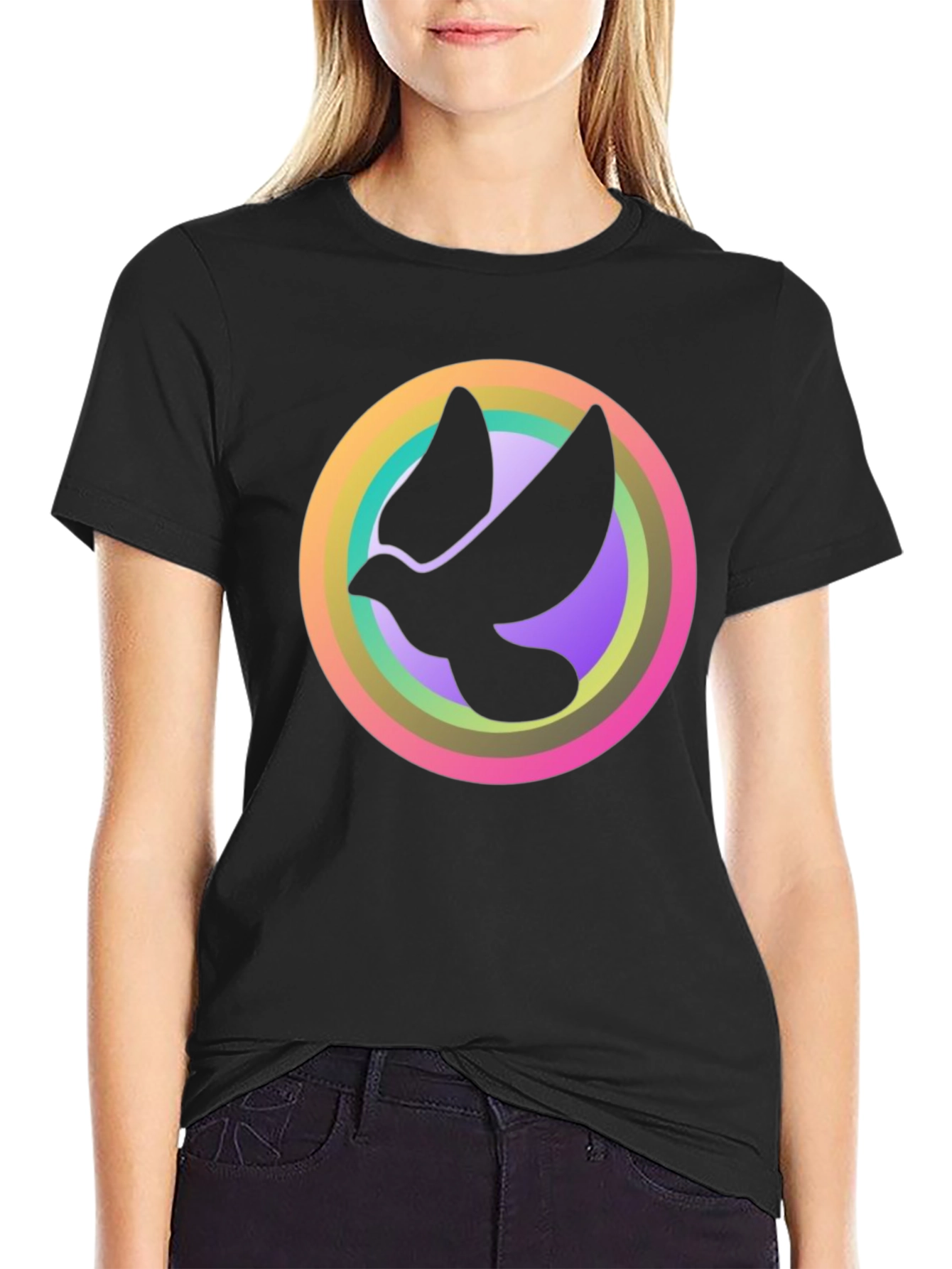 Dove Silhouette Graphic Tee