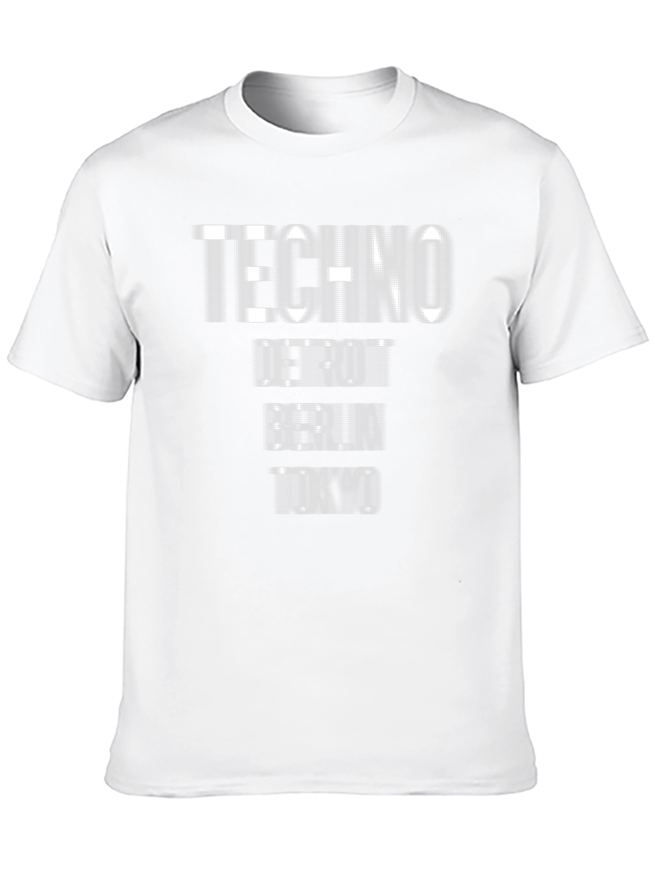 Techno Detroit Berlin Tokyo Graphic Tee