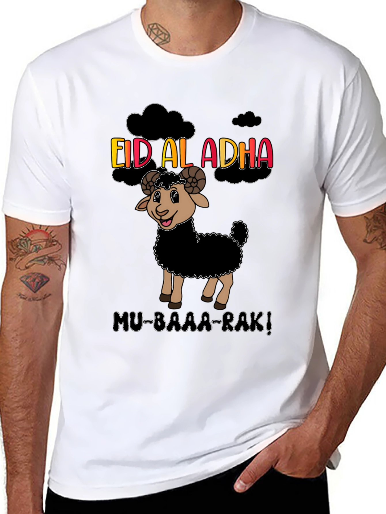 Eid al-Adha Sheep Graphic T-Shirt