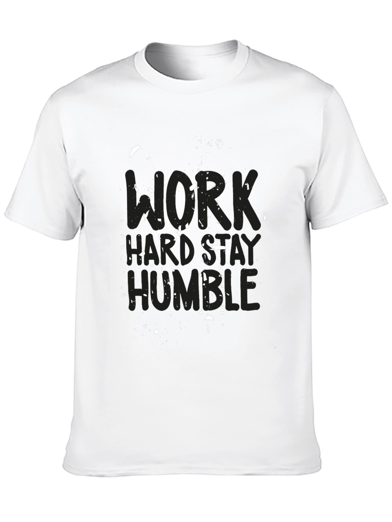 Work Hard Stay Humble Black T-Shirt