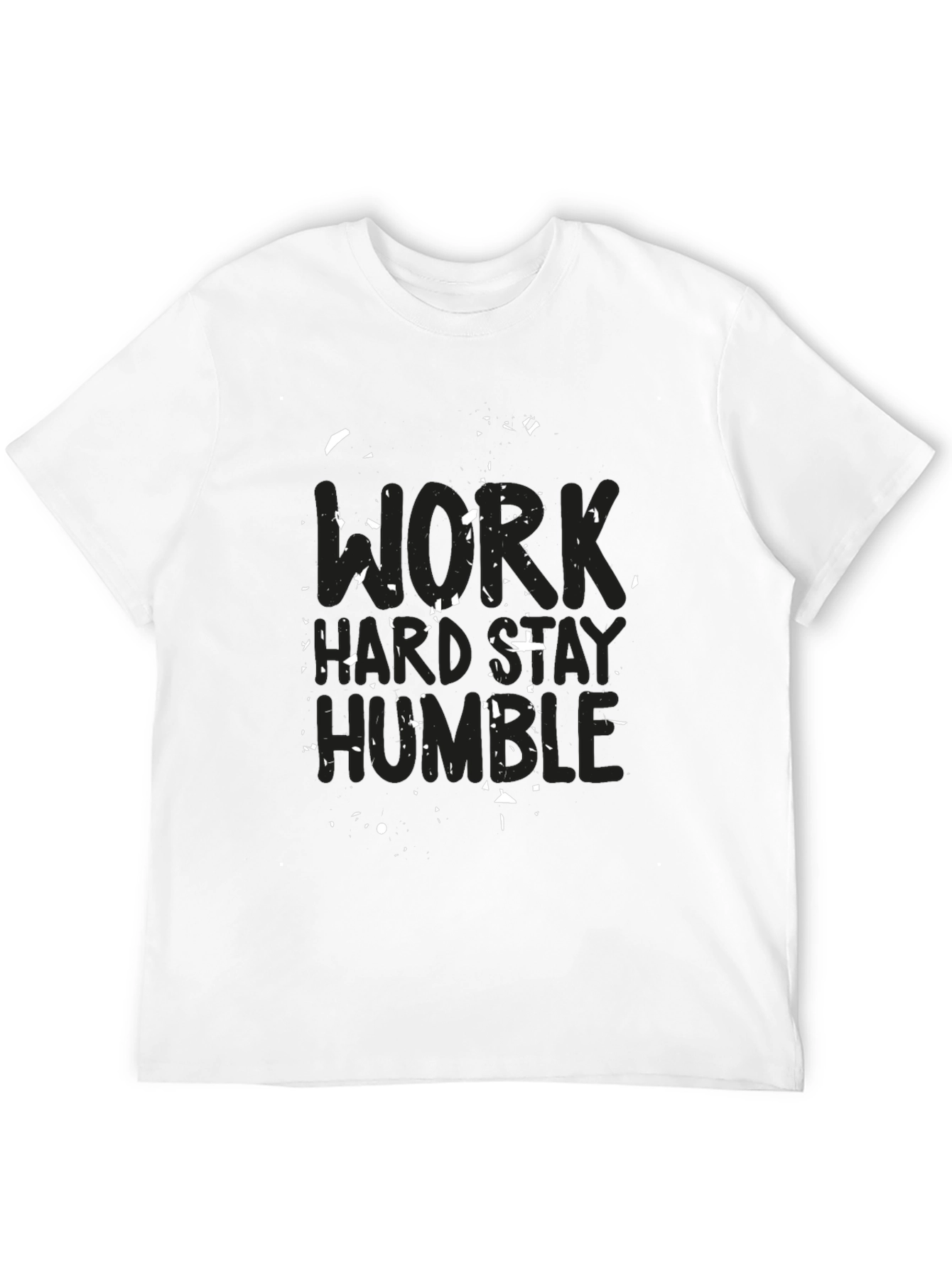 Work Hard Stay Humble Black T-Shirt