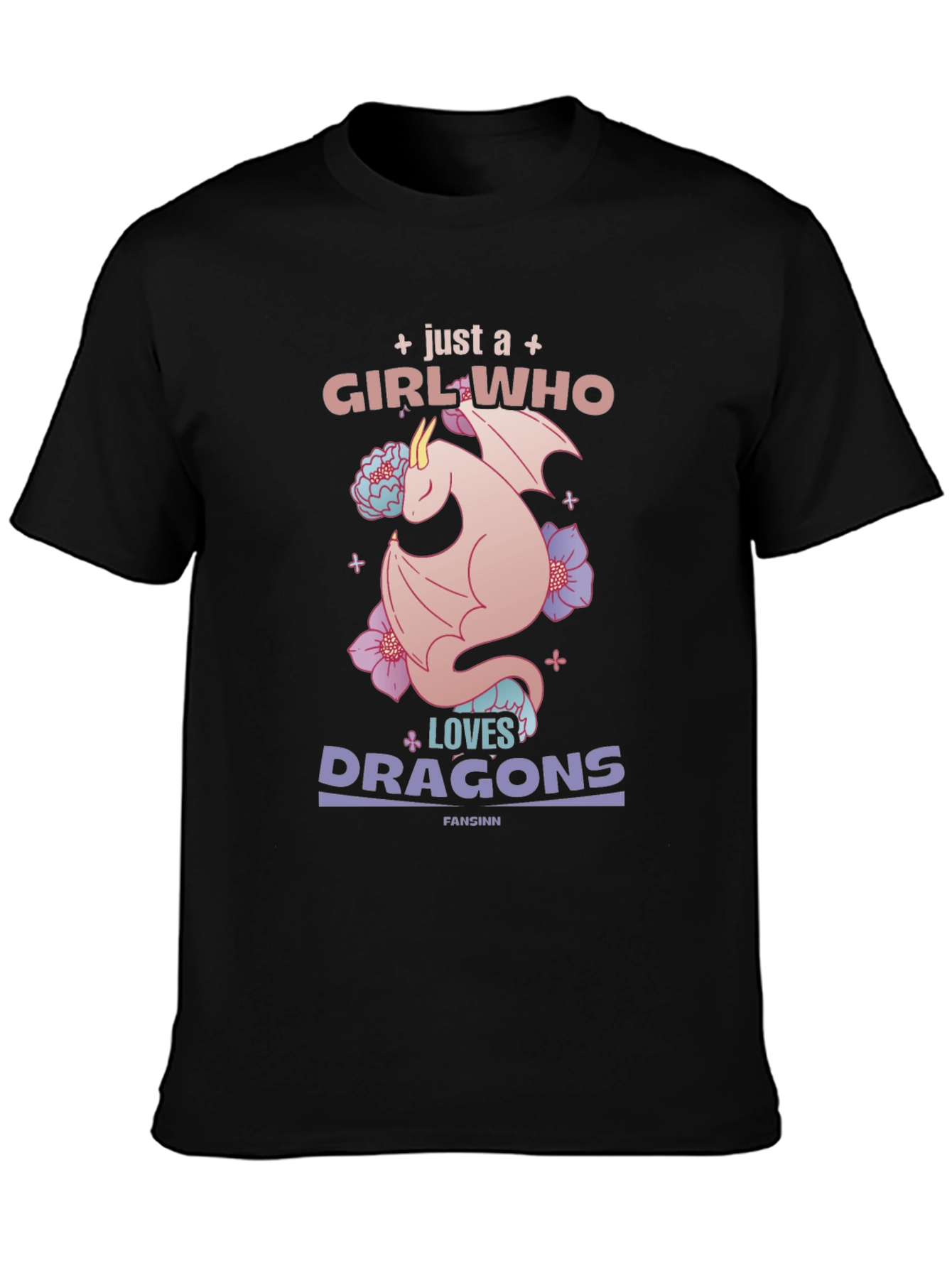 Girl Who Loves Dragons T-Shirt