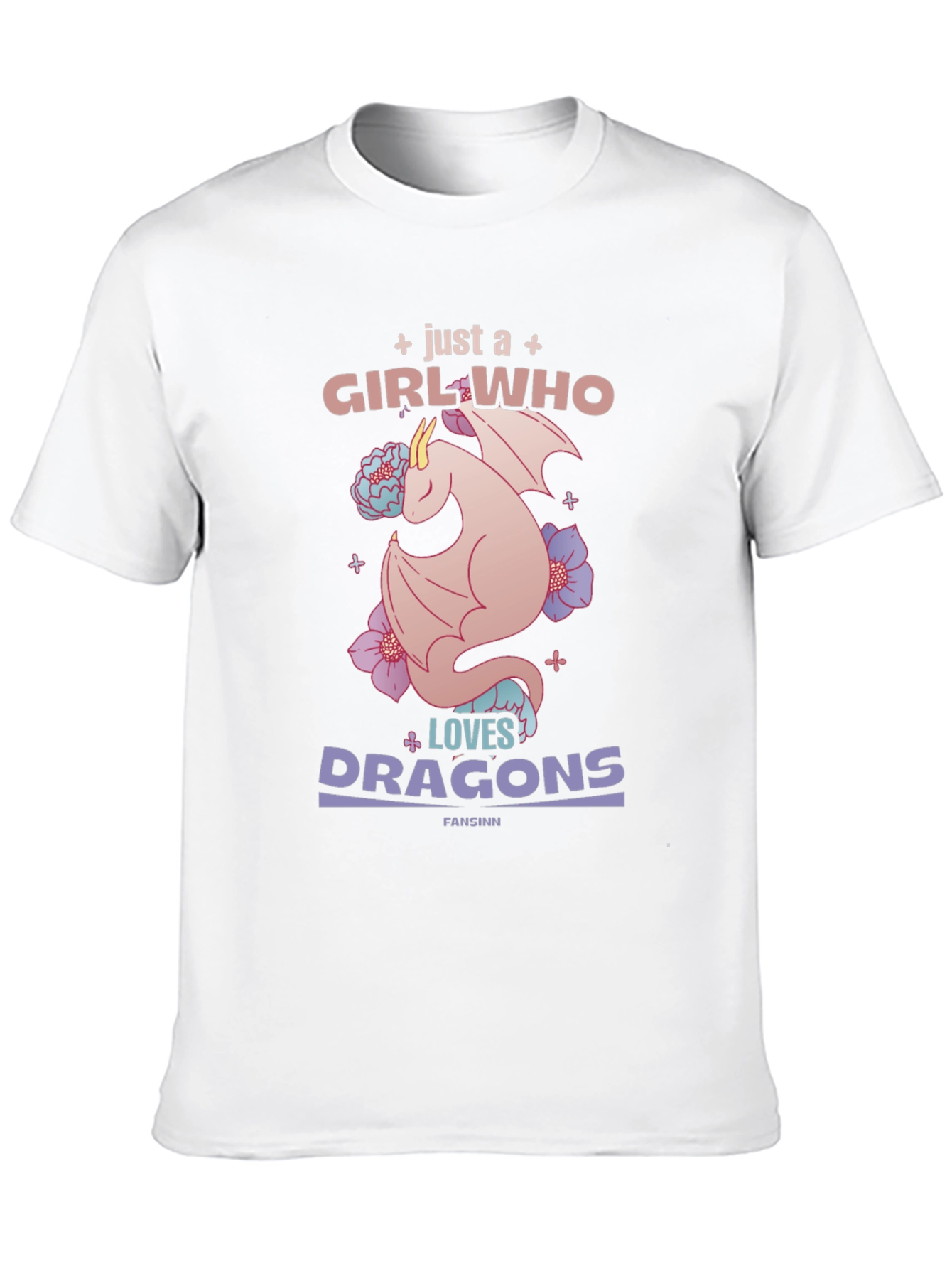 Girl Who Loves Dragons T-Shirt