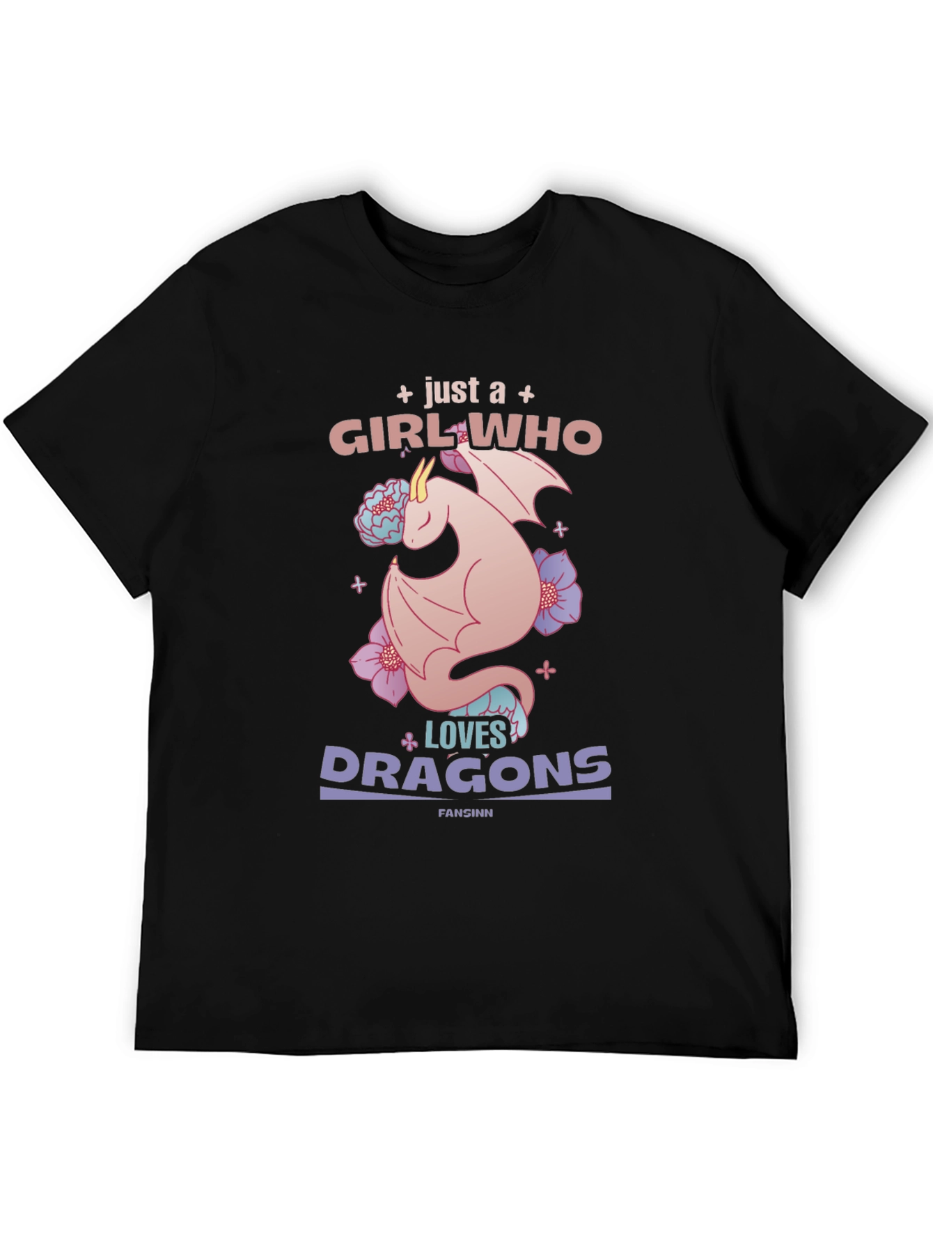 Girl Who Loves Dragons T-Shirt