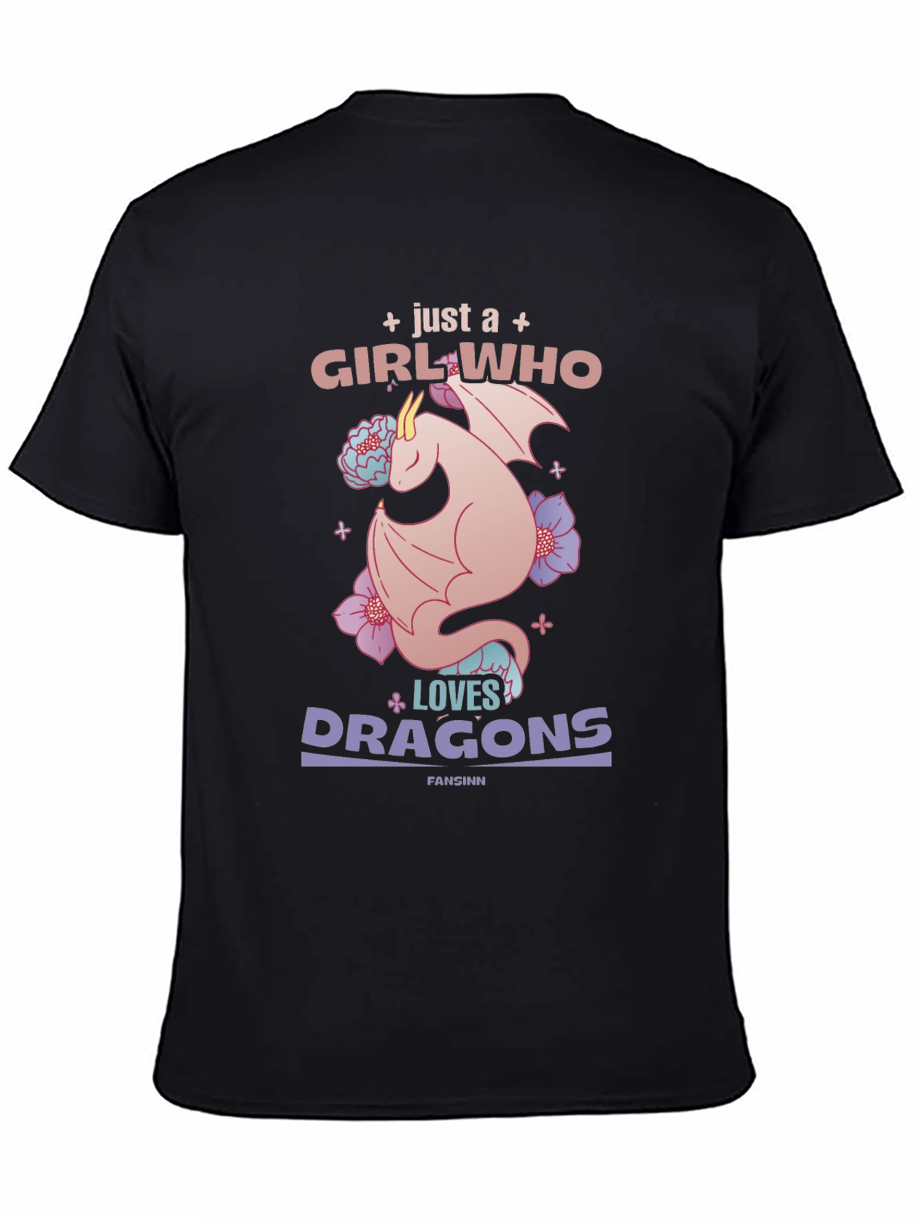 Girl Who Loves Dragons T-Shirt
