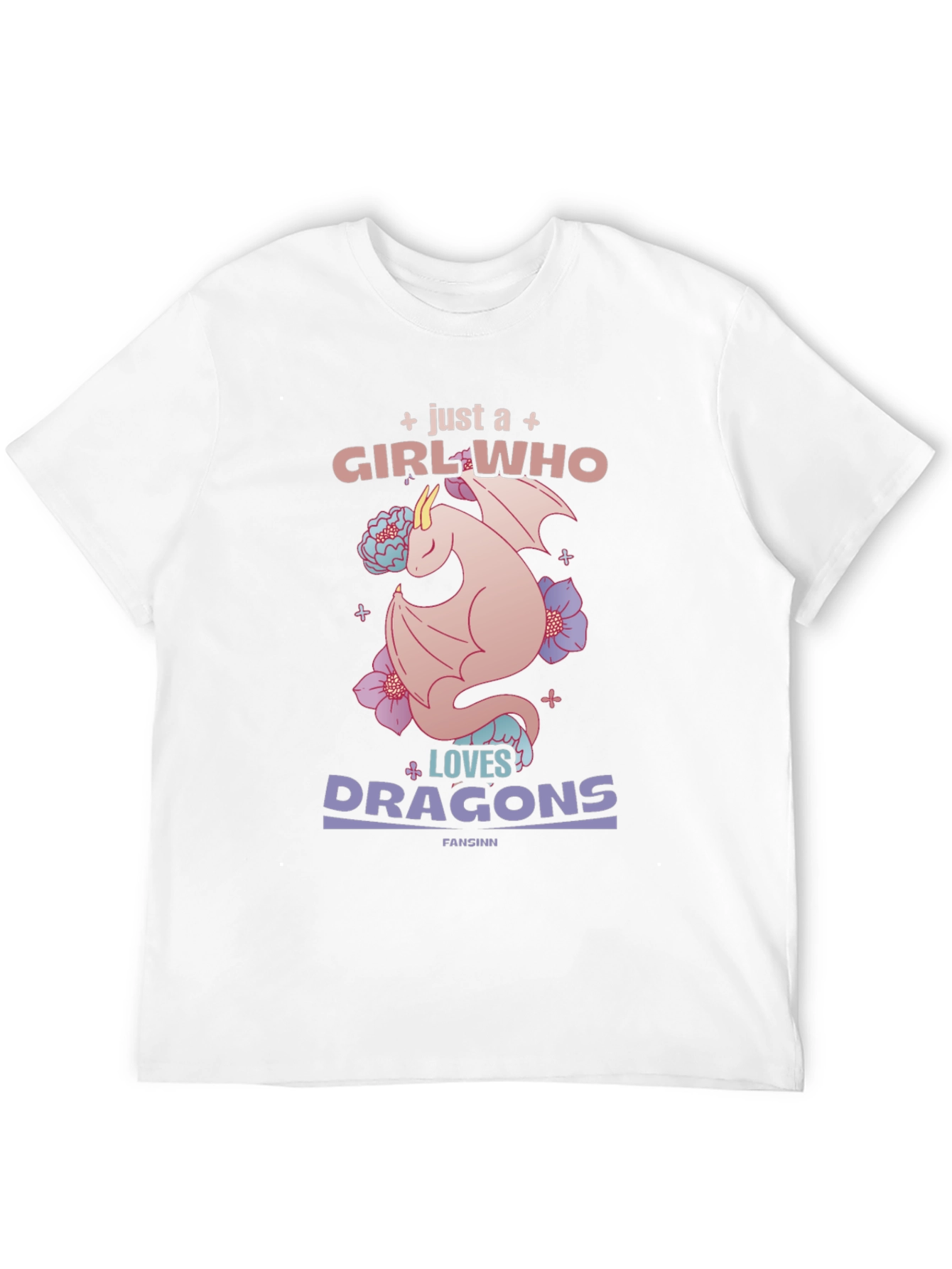 Girl Who Loves Dragons T-Shirt