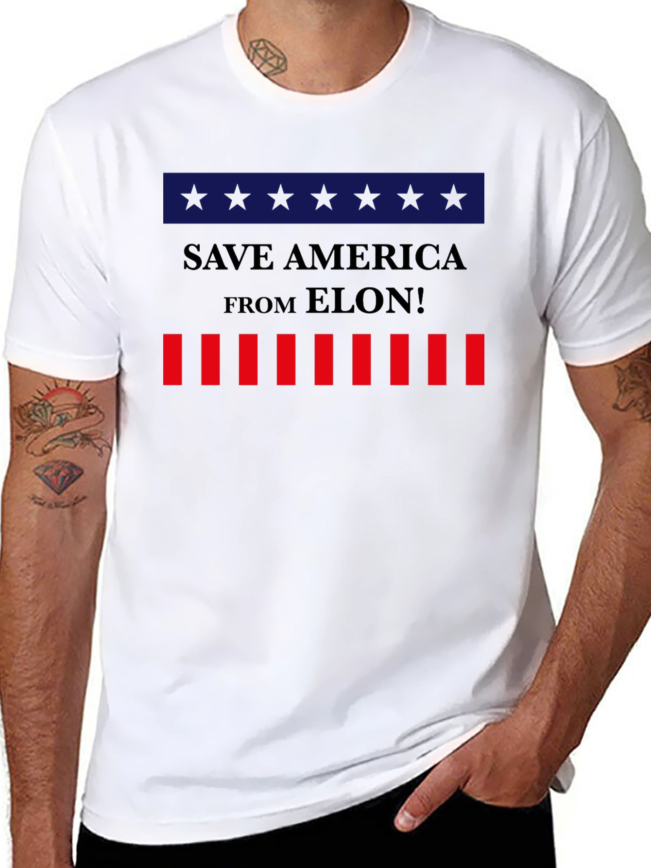 Save America From Elon! Graphic Tee