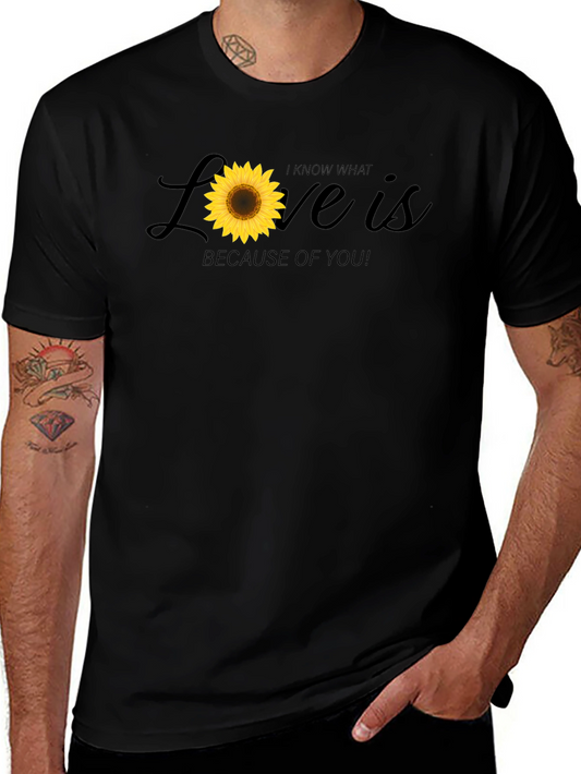 Sunflower Love Graphic T-Shirt