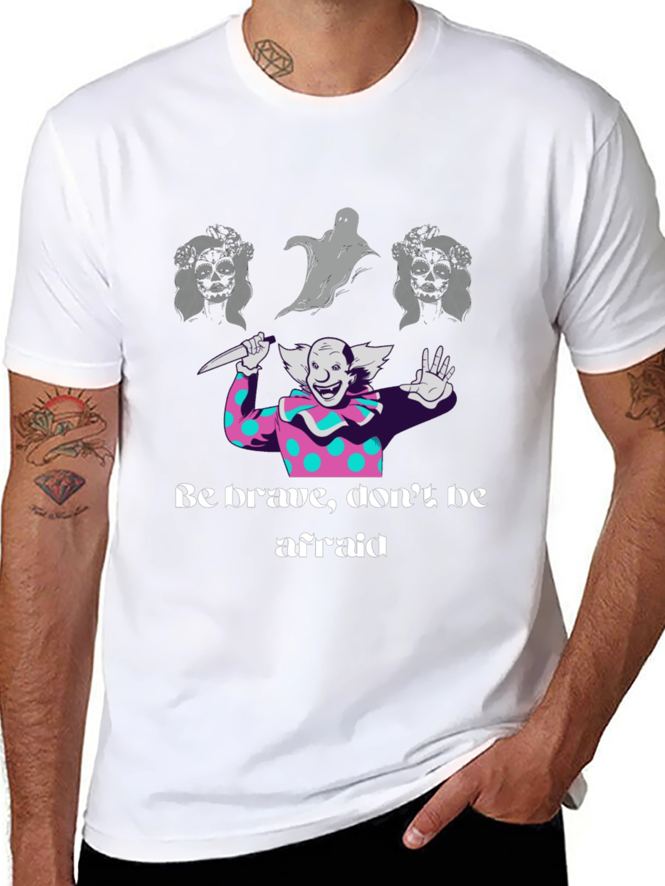 Be Brave Halloween Graphic Tee