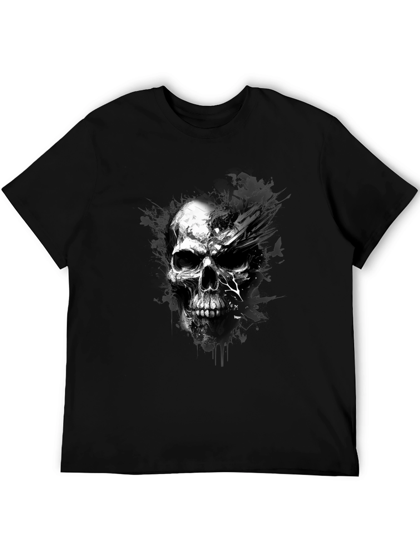 Skull Graphic Black T-Shirt