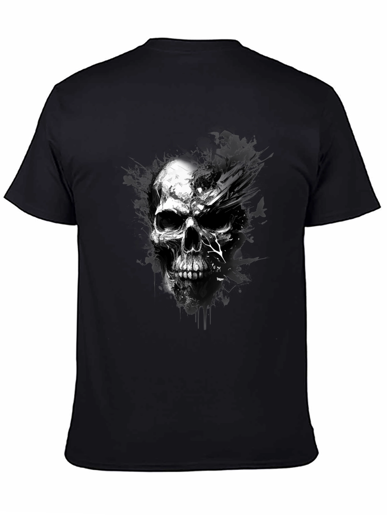 Skull Graphic Black T-Shirt