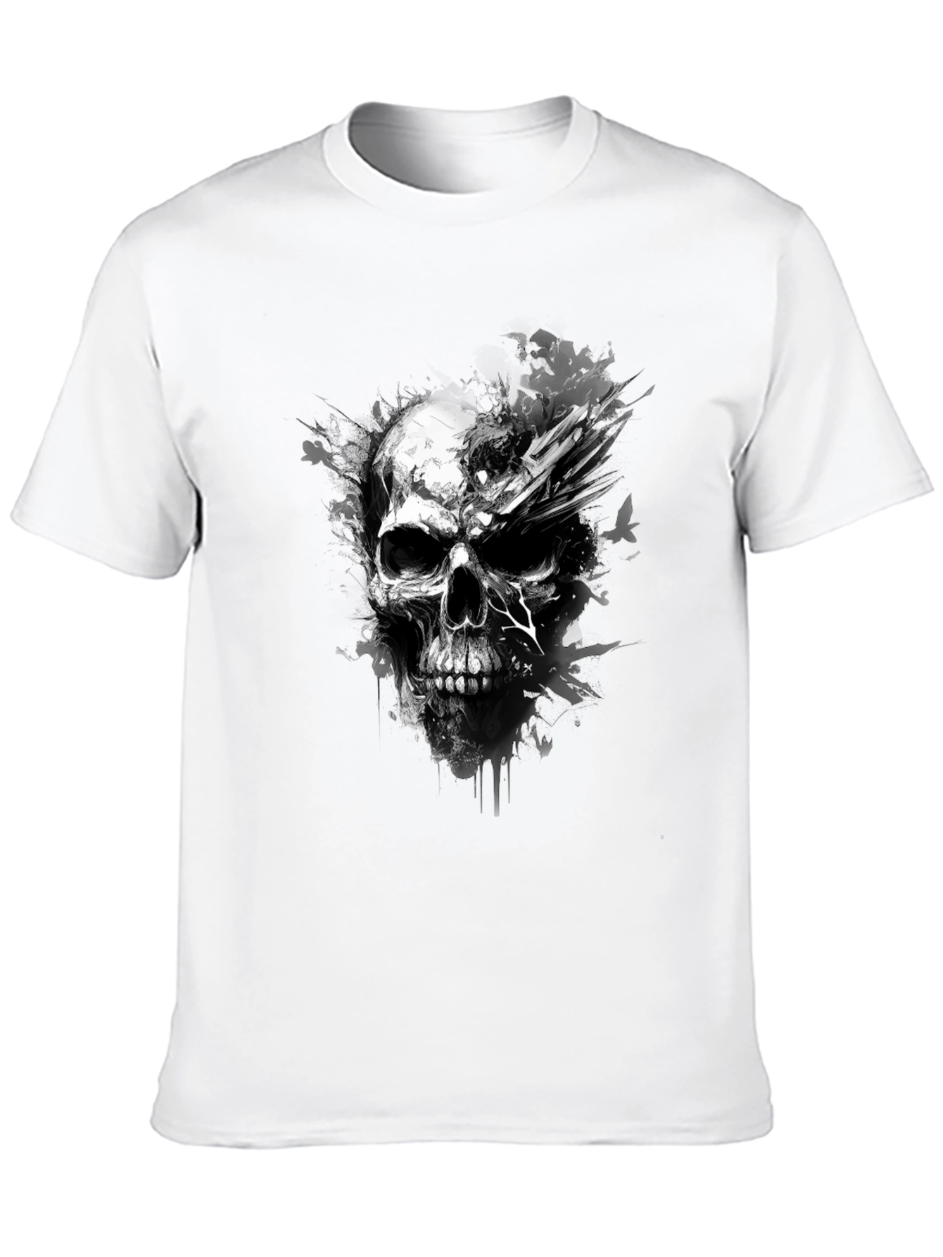 Skull Graphic Black T-Shirt
