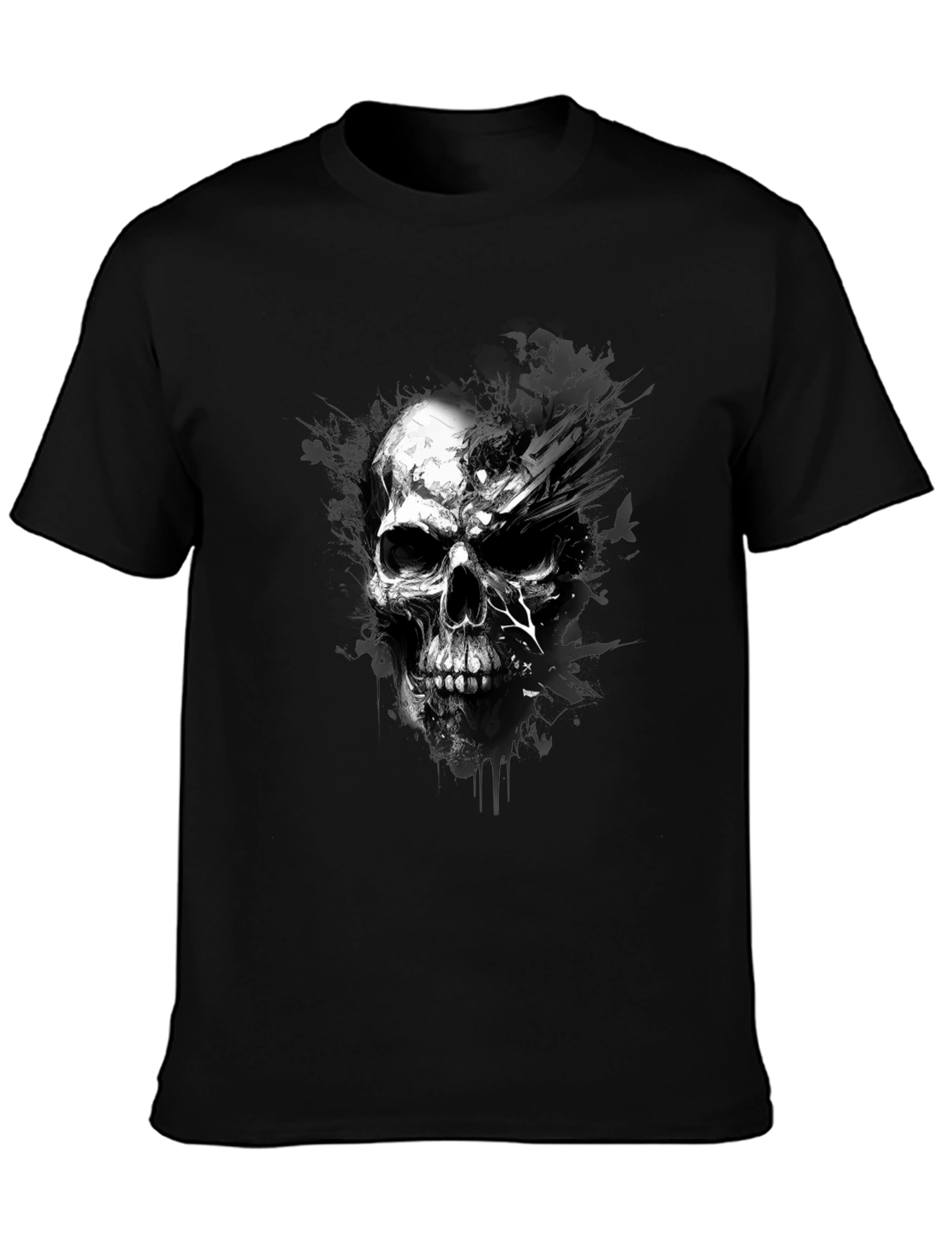 Skull Graphic Black T-Shirt