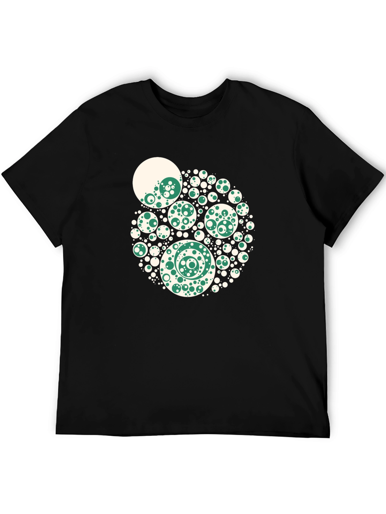 Abstract Circle Design T-Shirt