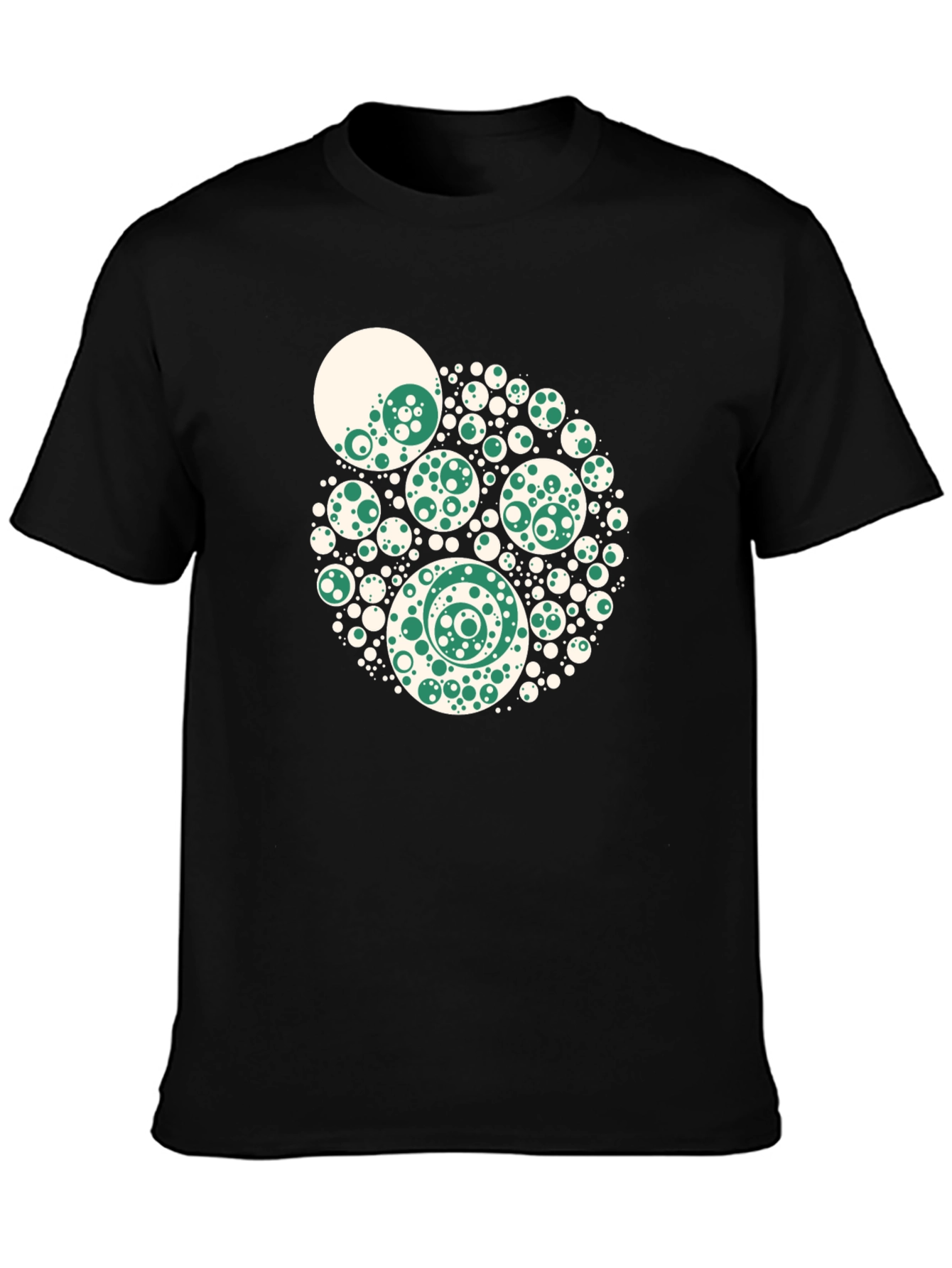 Abstract Circle Design T-Shirt