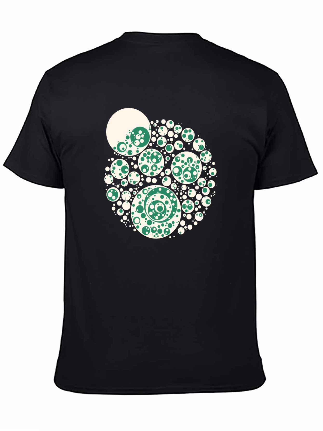 Abstract Circle Design T-Shirt