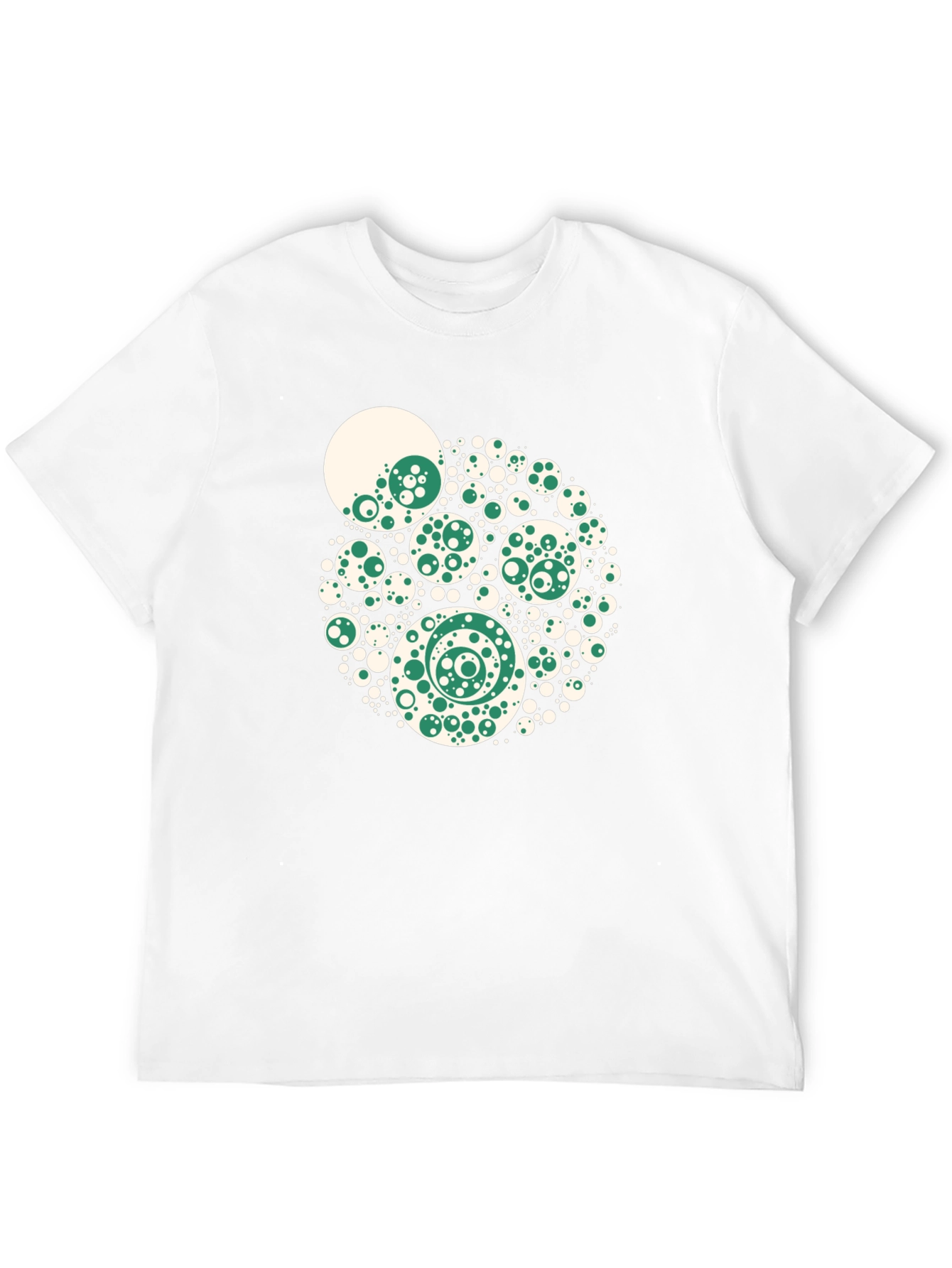 Abstract Circle Design T-Shirt