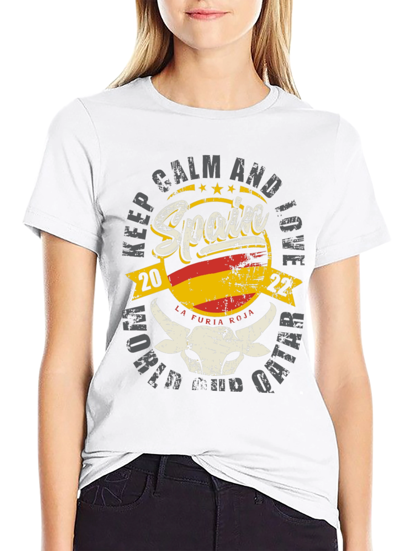 Spain World Cup 2022 La Furia Roja T-Shirt