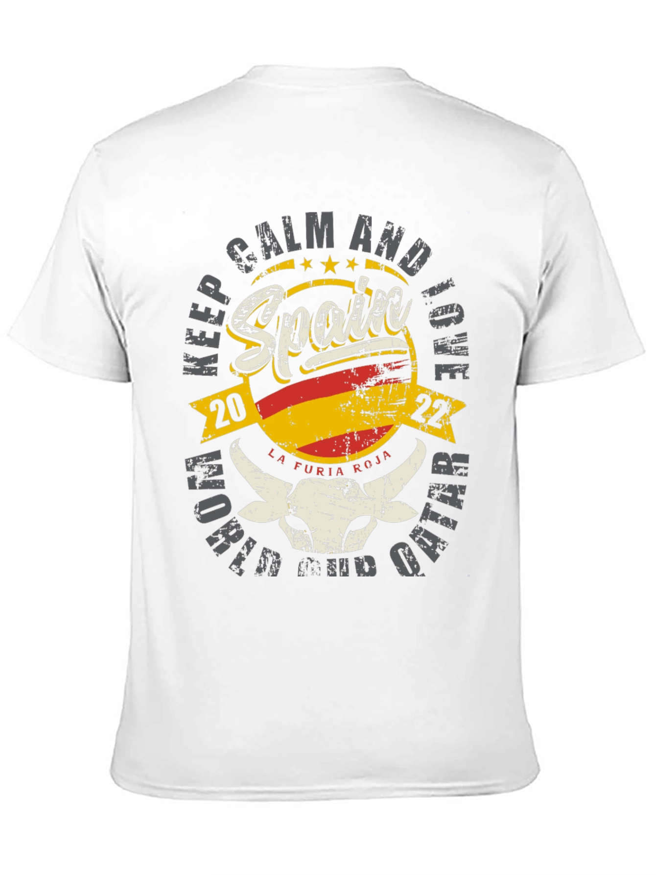 Spain World Cup 2022 La Furia Roja T-Shirt