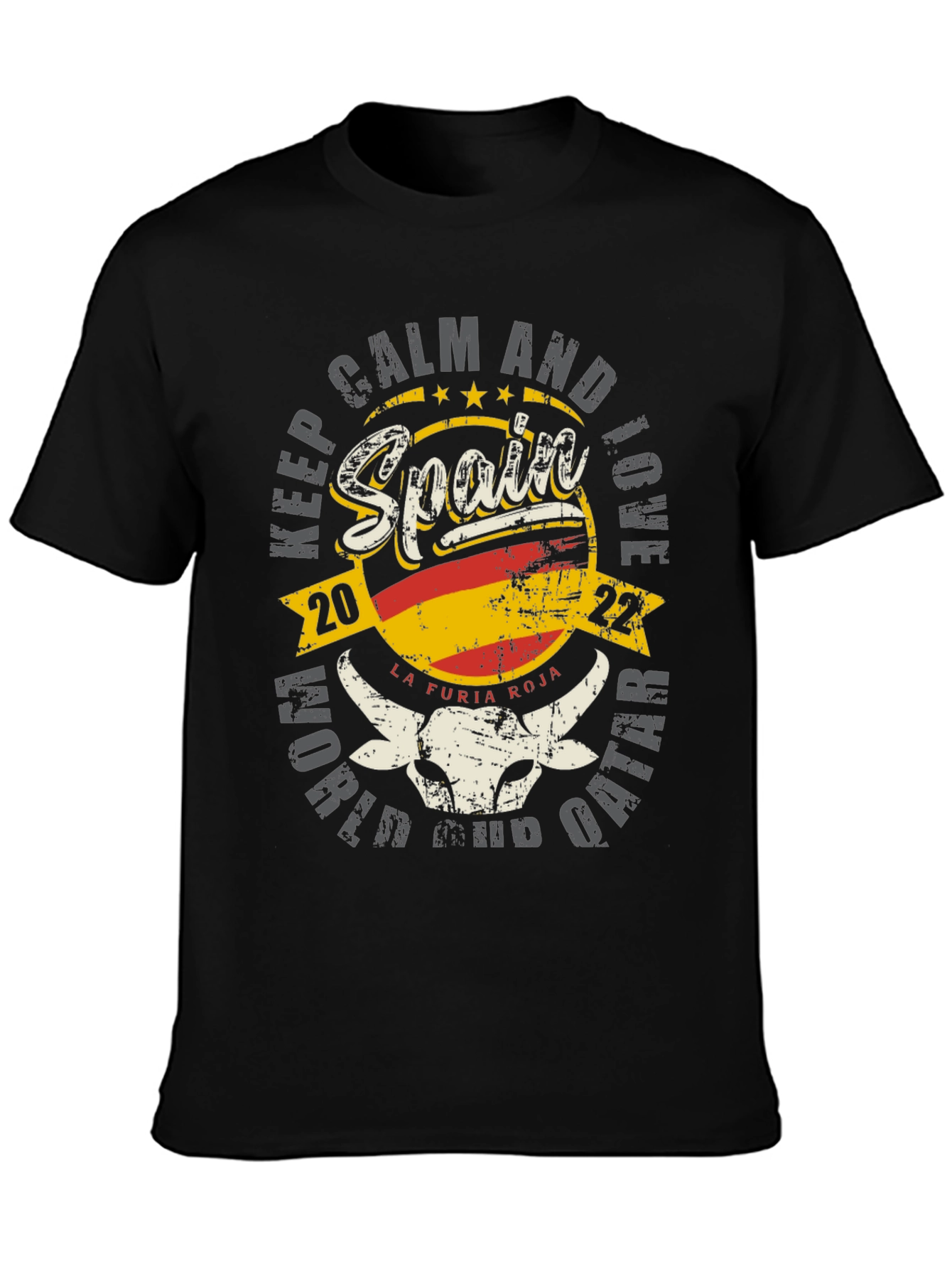 Spain World Cup 2022 La Furia Roja T-Shirt
