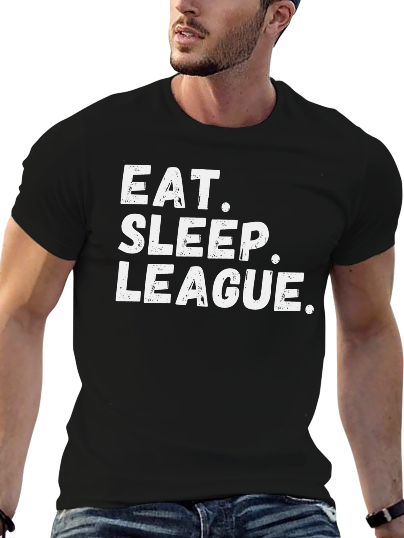 Eat Sleep League T-Shirt - Gamer Style