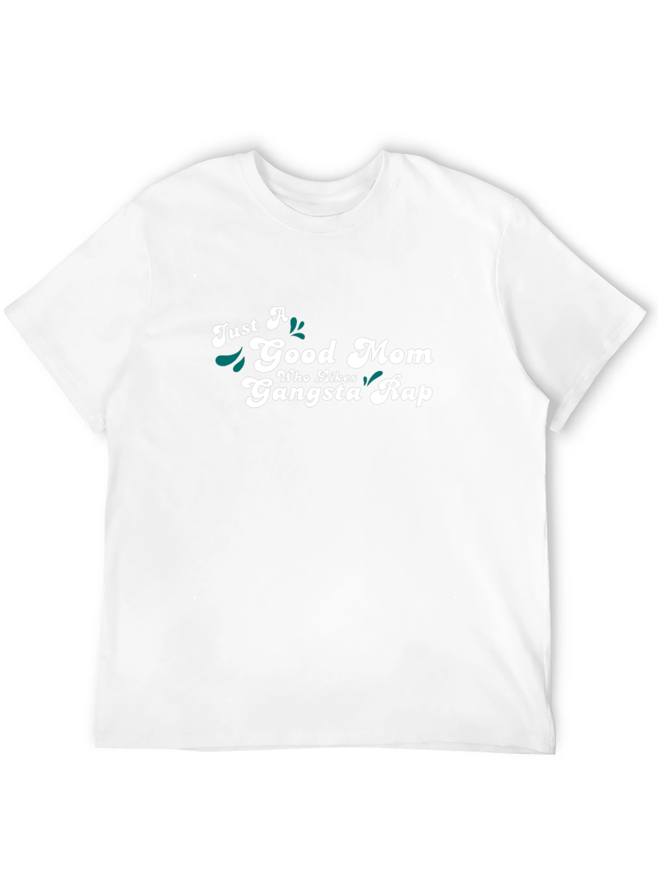 Good Mom Gangsta Rap Black T-Shirt