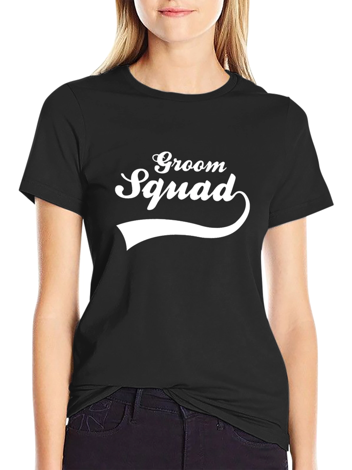 Groom Squad Black T-Shirt