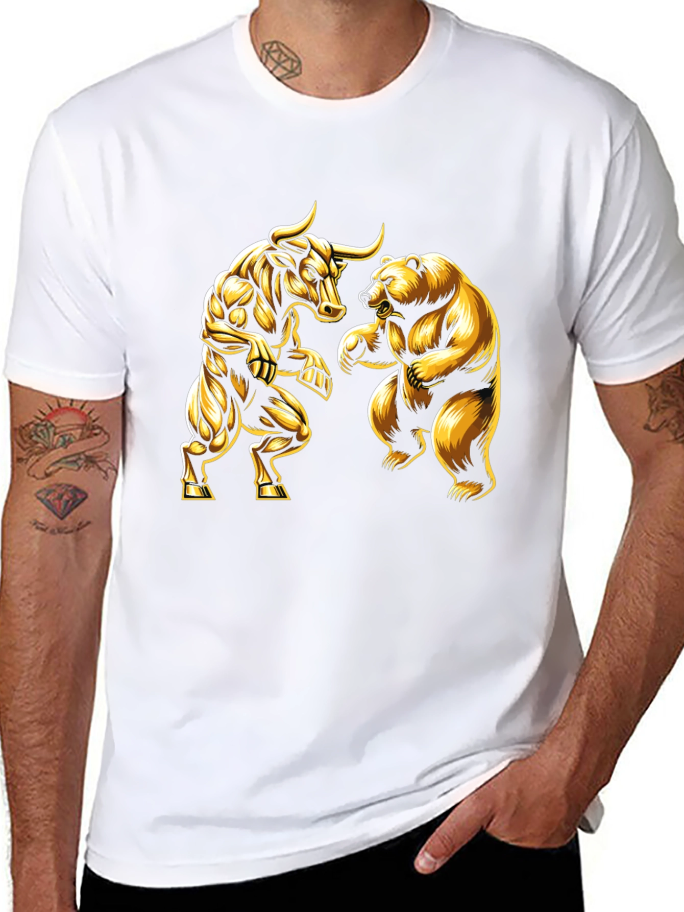 Bull vs Bear Graphic Tee - Investor Apparel