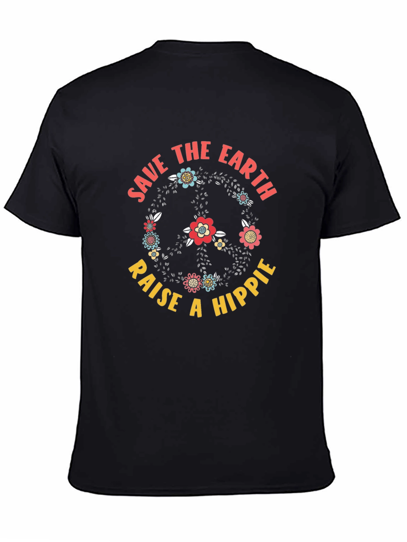 Save the Earth Hippie Graphic T-Shirt