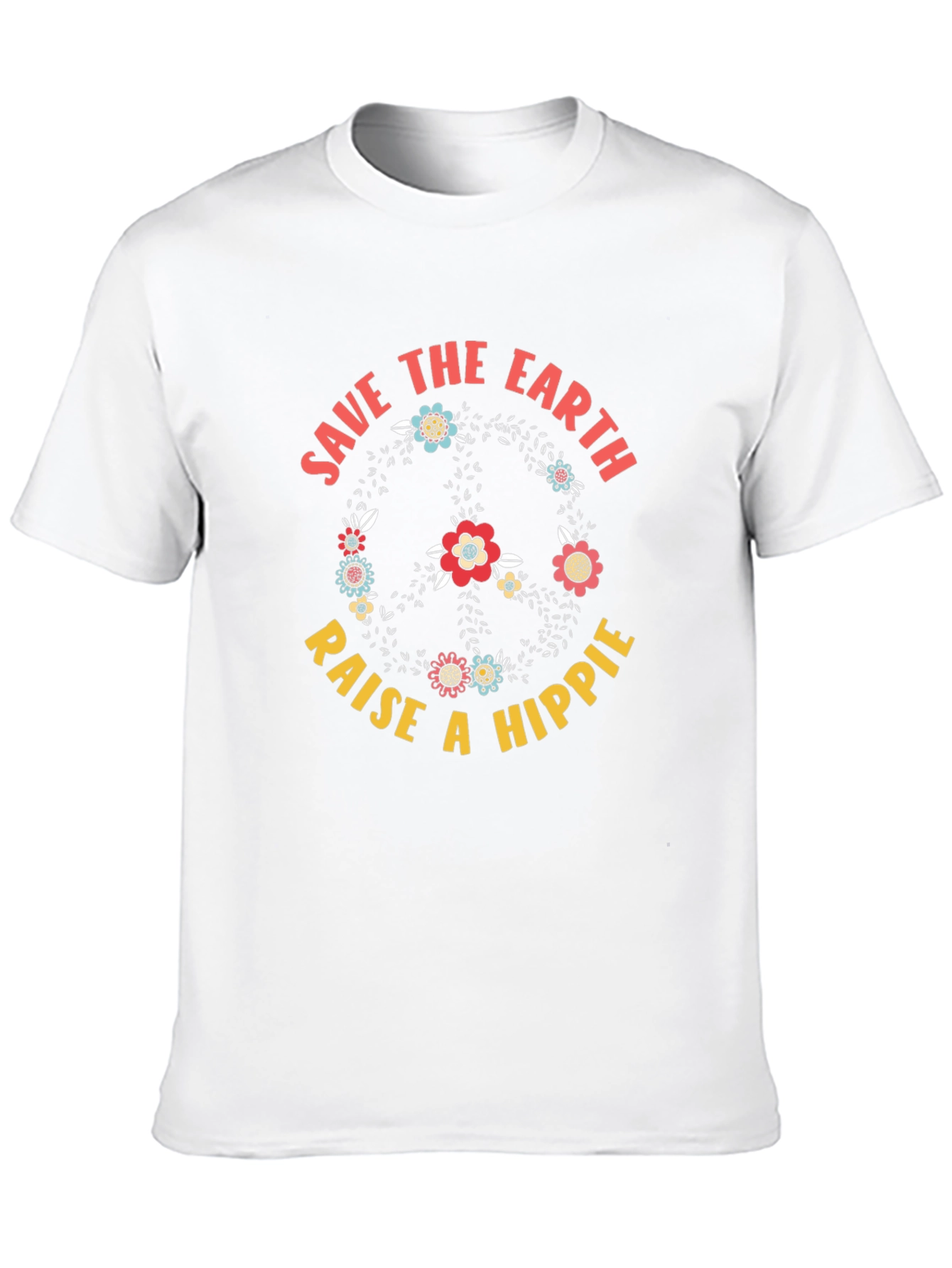 Save the Earth Hippie Graphic T-Shirt