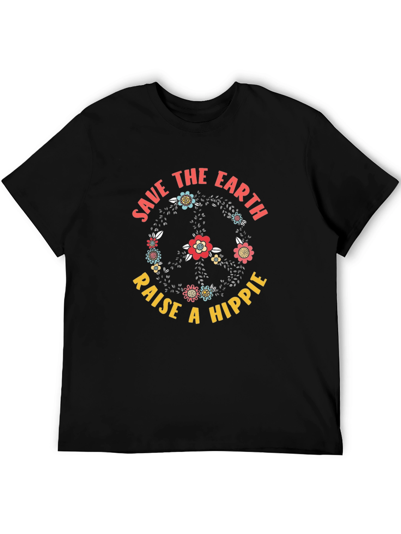 Save the Earth Hippie Graphic T-Shirt