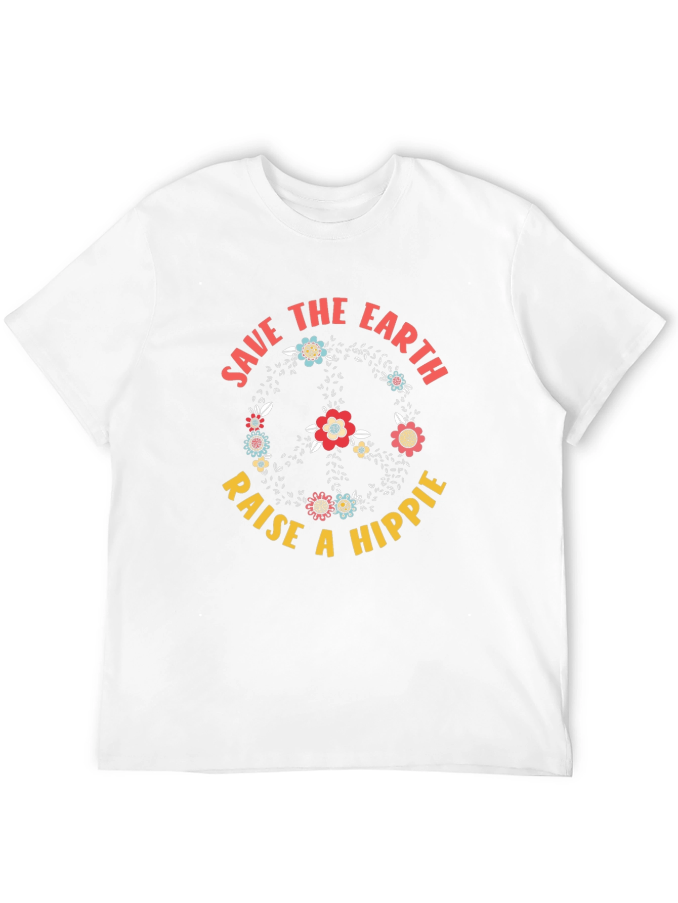 Save the Earth Hippie Graphic T-Shirt