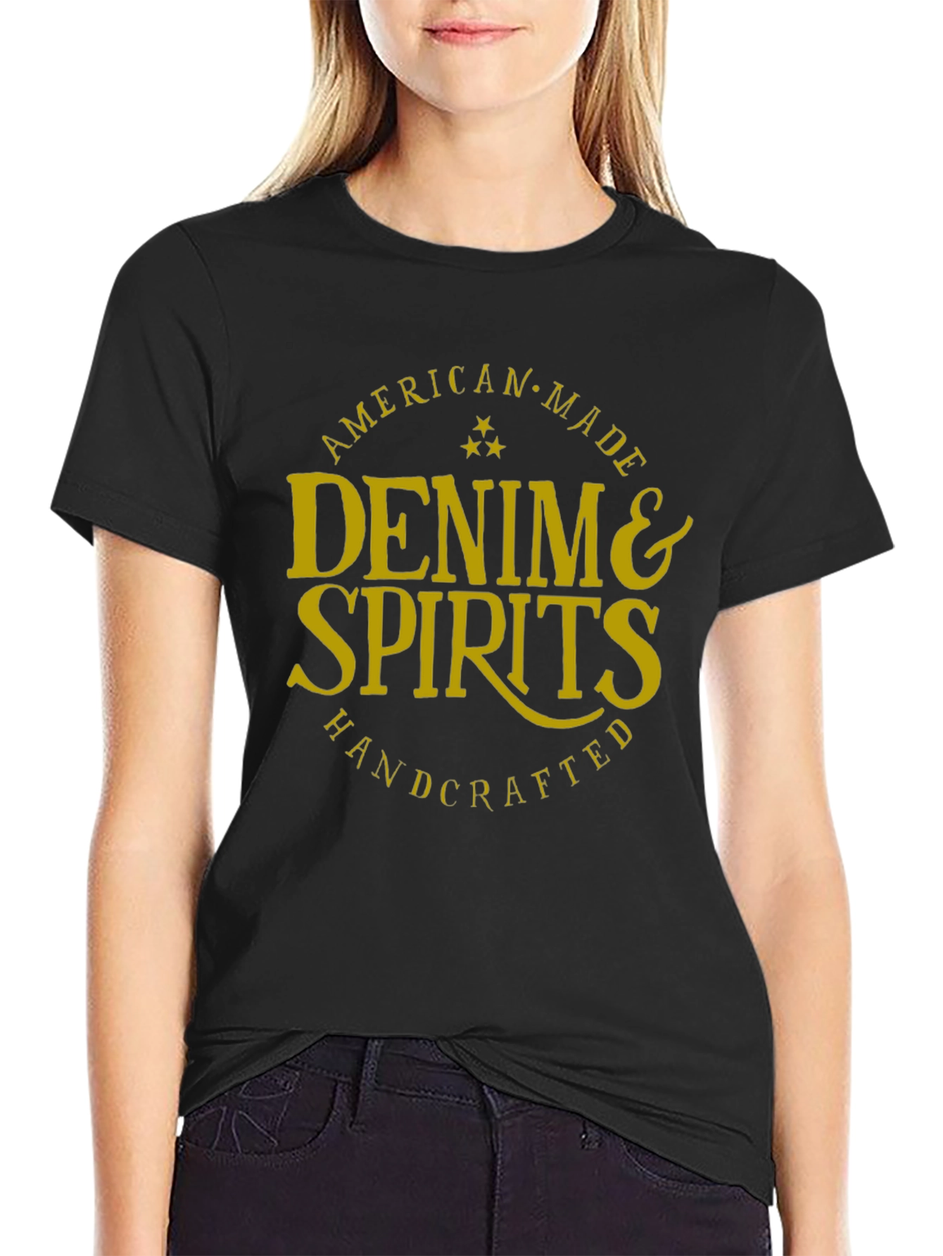 Denim & Spirits Graphic Tee - American Made