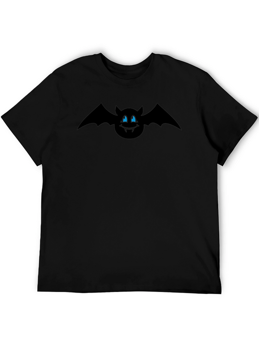 Black Bat Graphic Tee - Halloween Fun!
