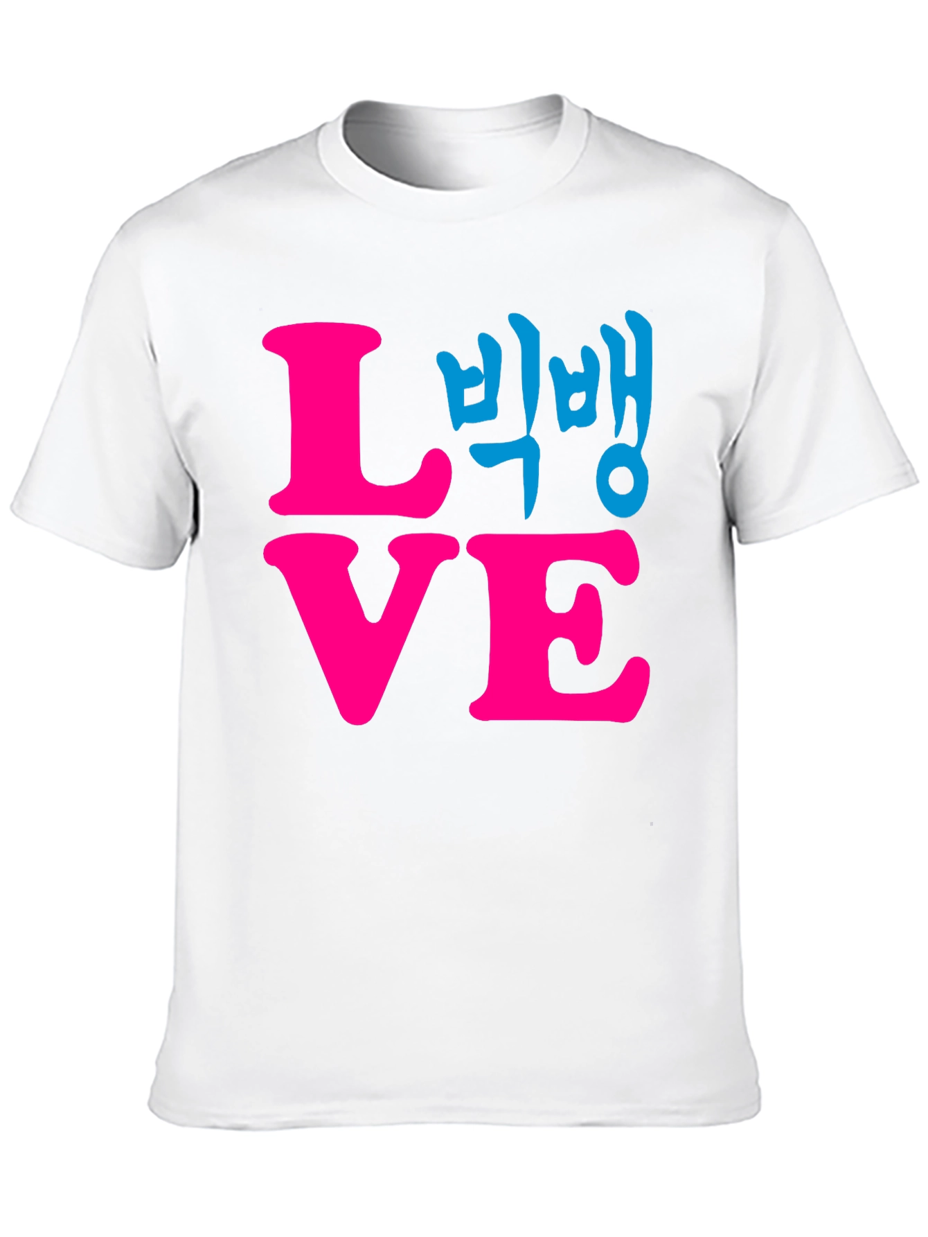 LOVE Graphic Print T-Shirt - Black Cotton Blend Tee