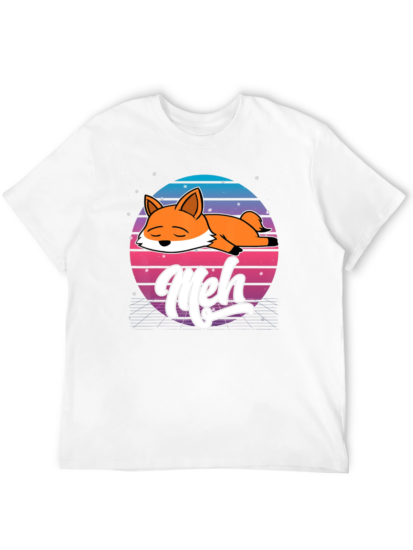 Meh Fox T-Shirt - Lazy Days