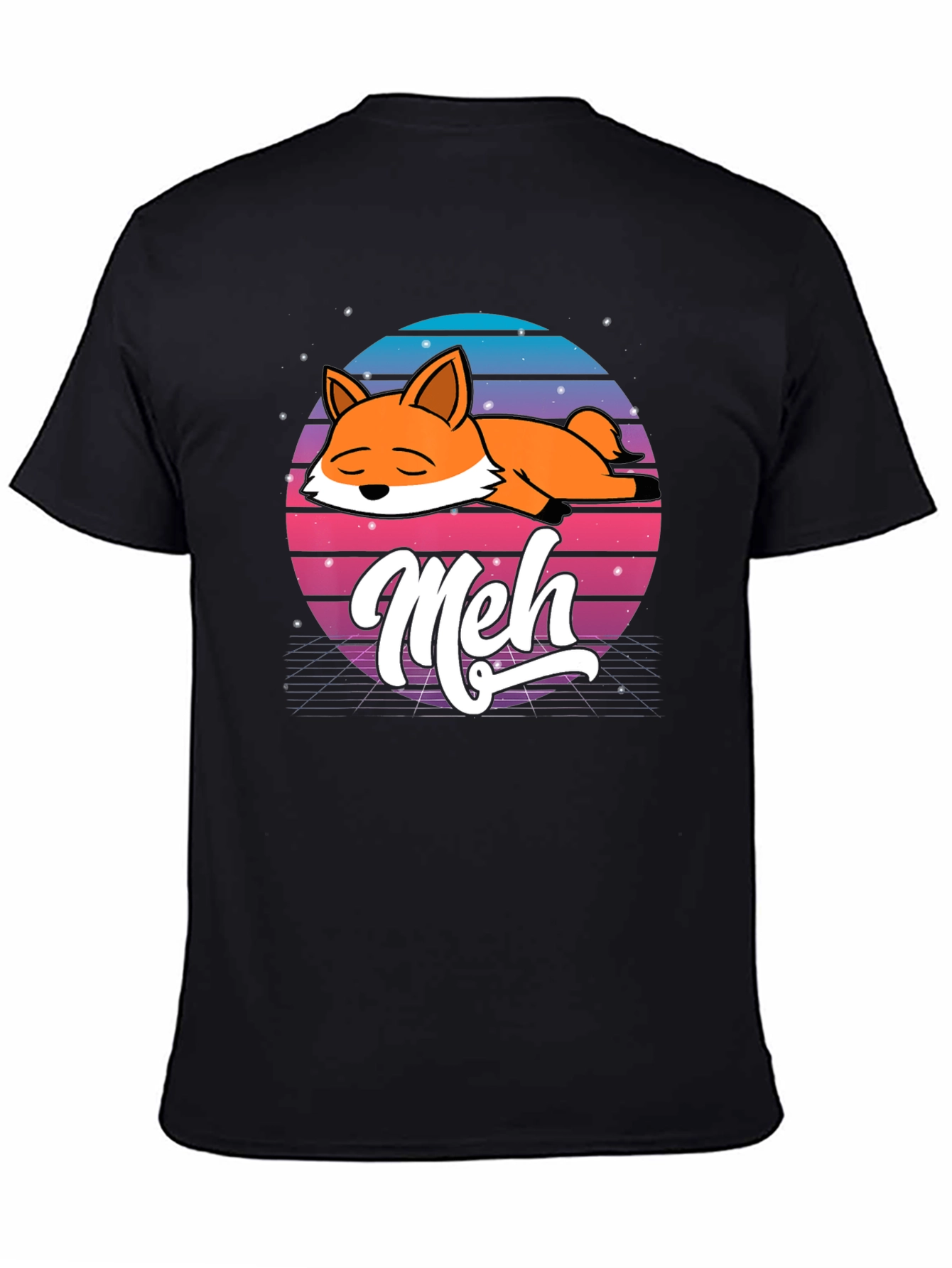 Meh Fox T-Shirt - Lazy Days
