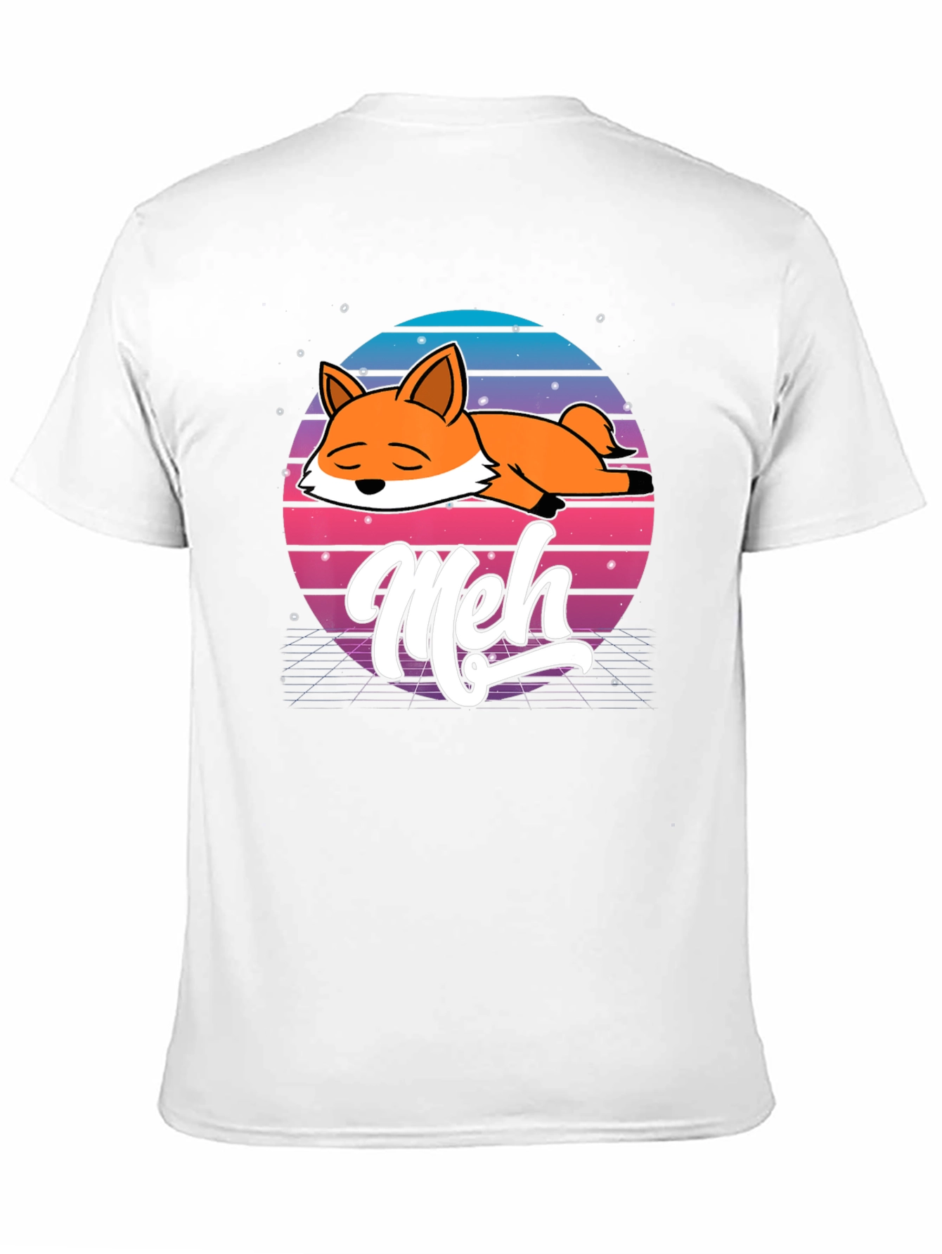 Meh Fox T-Shirt - Lazy Days