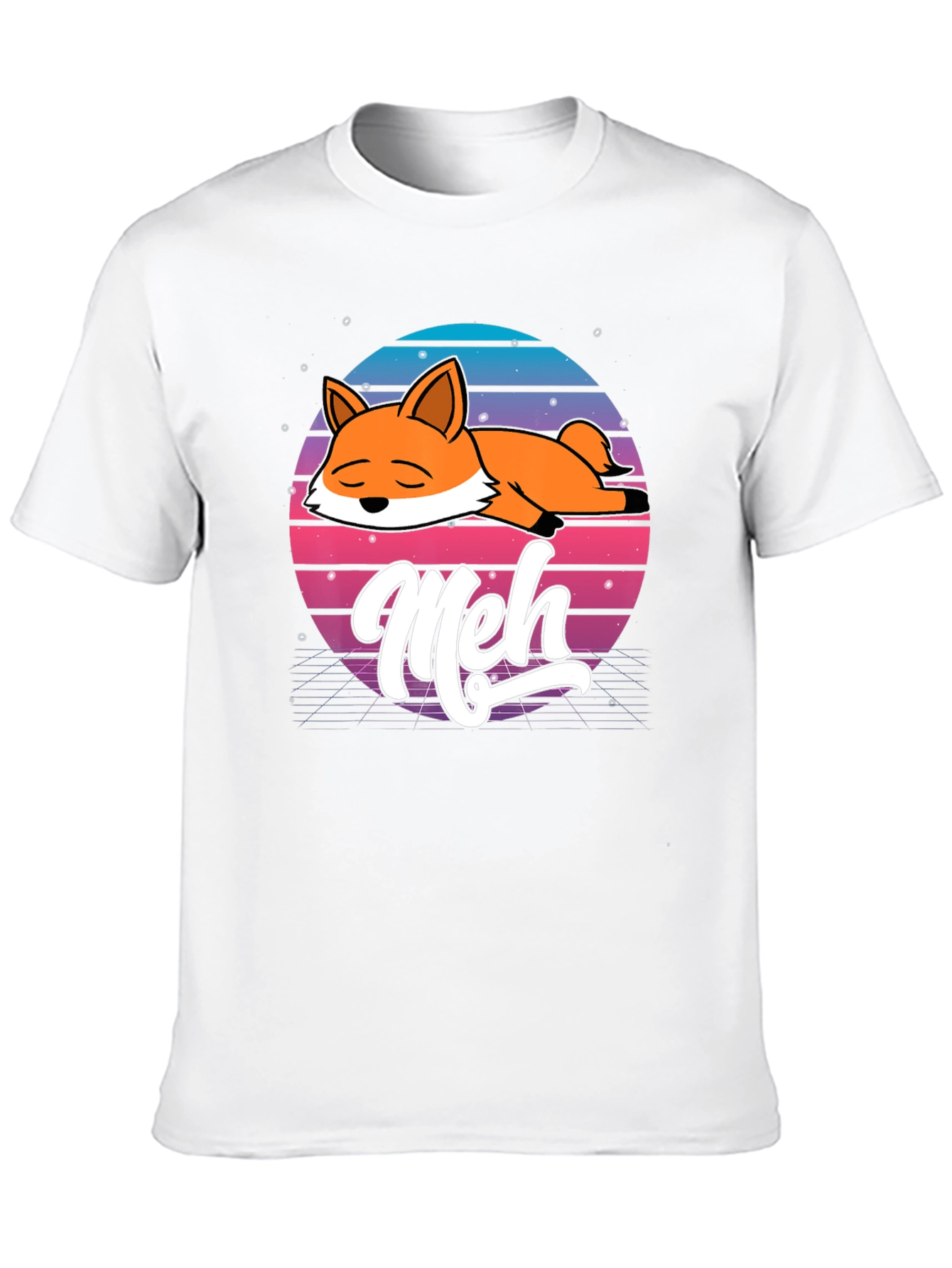 Meh Fox T-Shirt - Lazy Days