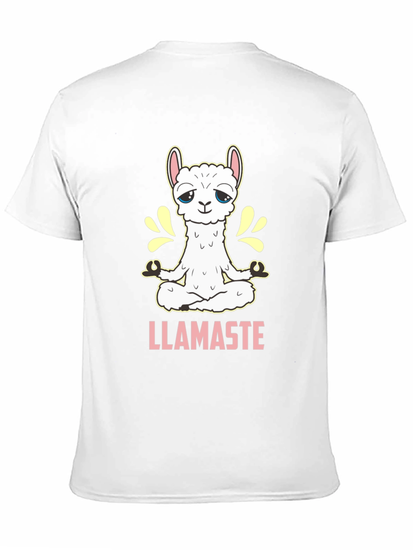 Llamaste T-Shirt - Meditating Llama Yoga Tee