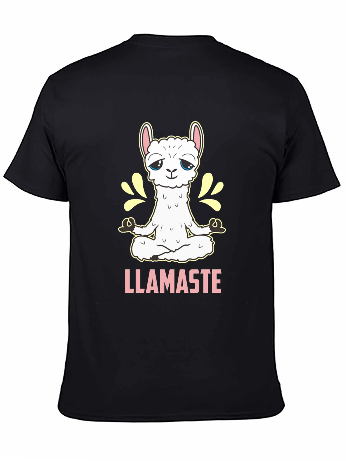 Llamaste T-Shirt - Meditating Llama Yoga Tee