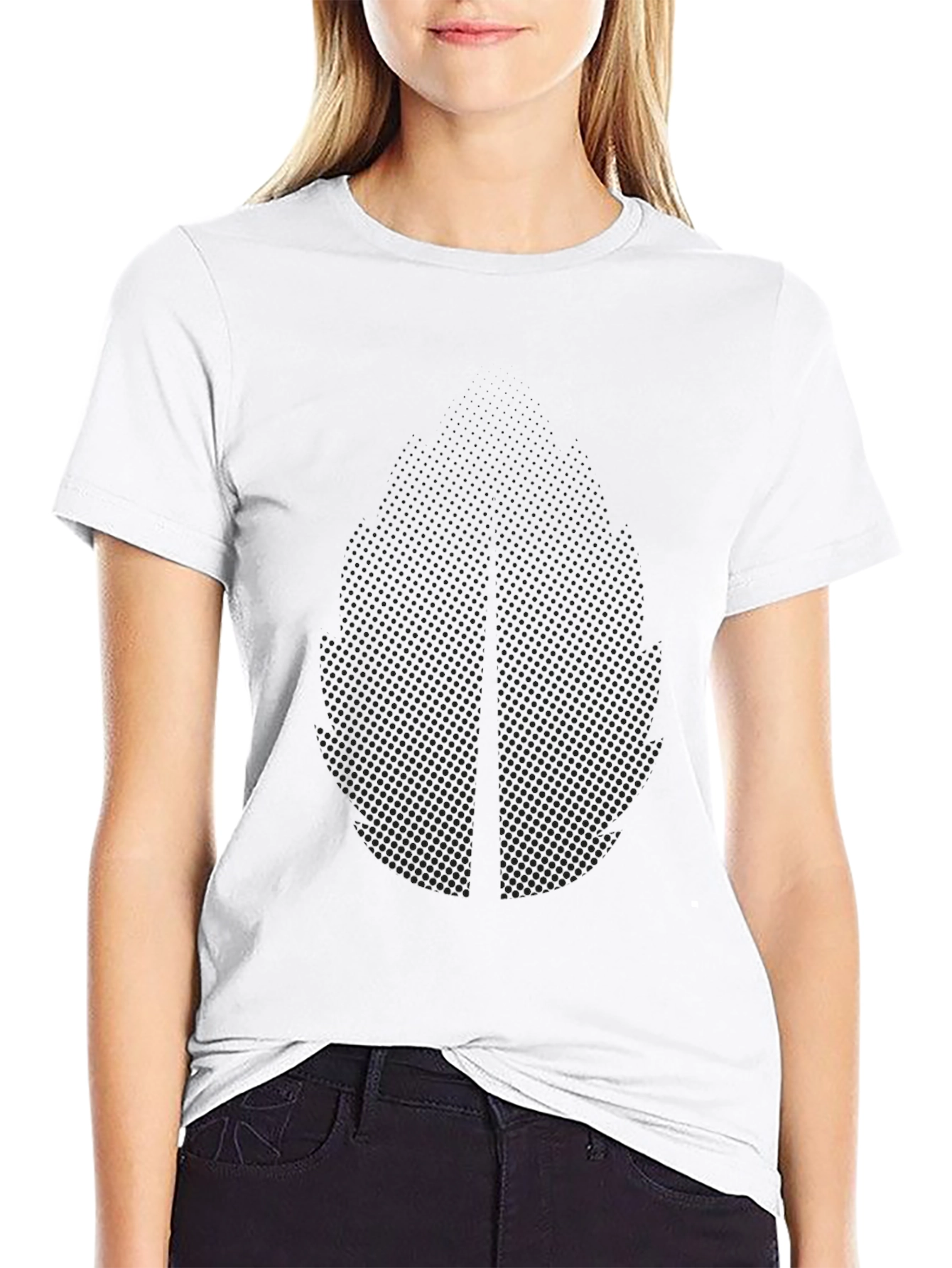 Mens Black Crew Neck T-Shirt