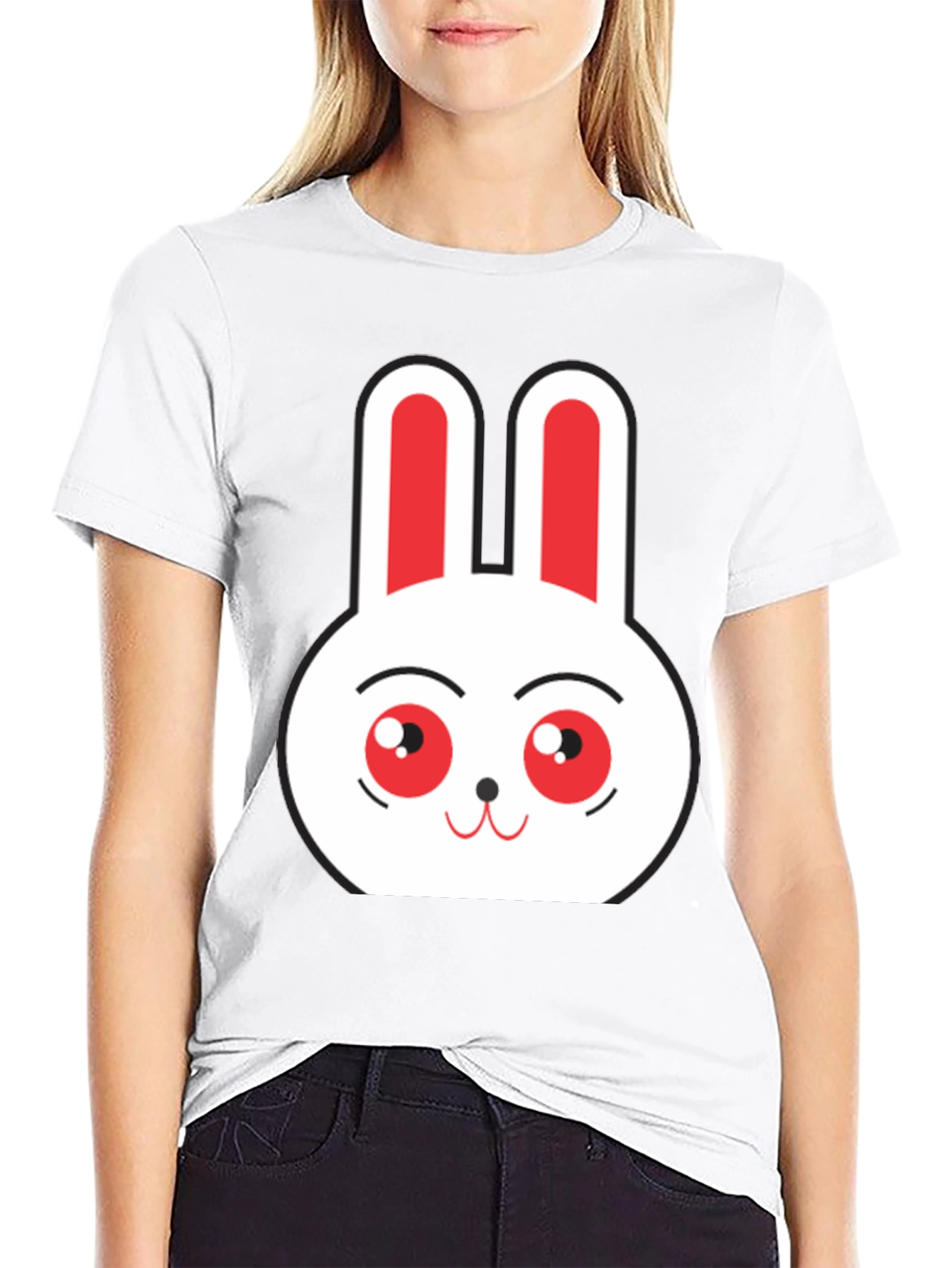 Funny Bunny Graphic T-Shirt