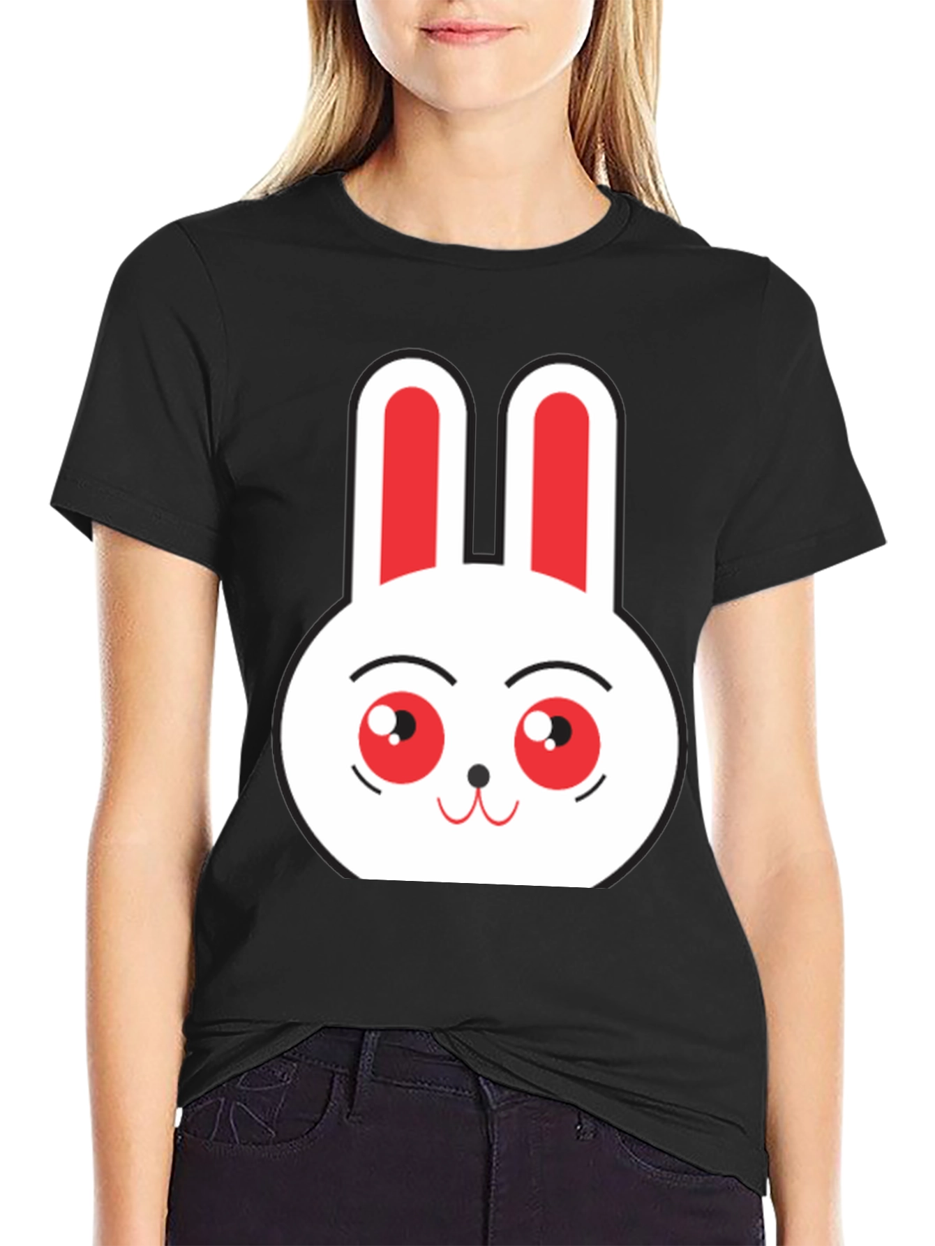 Funny Bunny Graphic T-Shirt