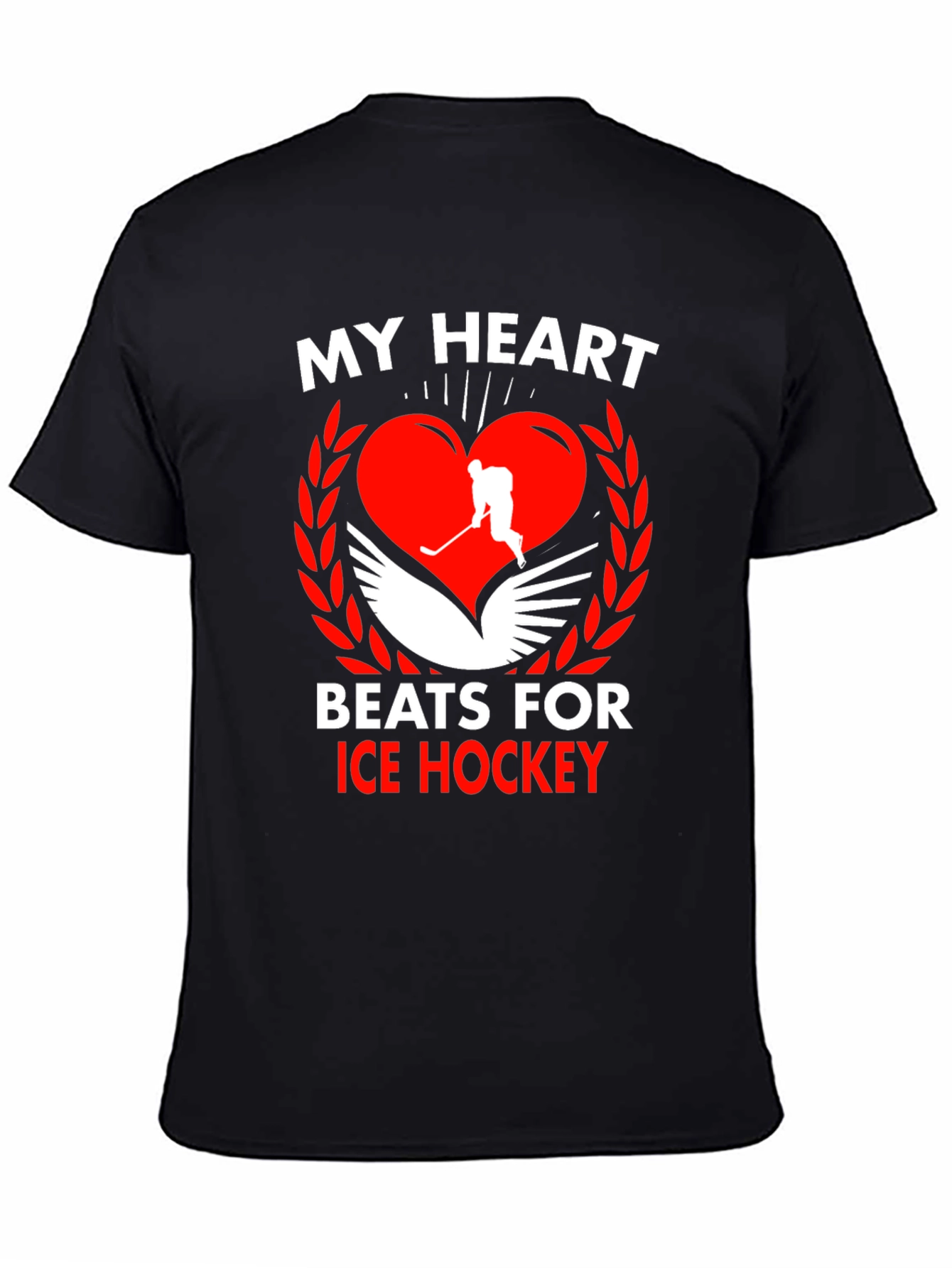 My Heart Beats for Ice Hockey T-Shirt