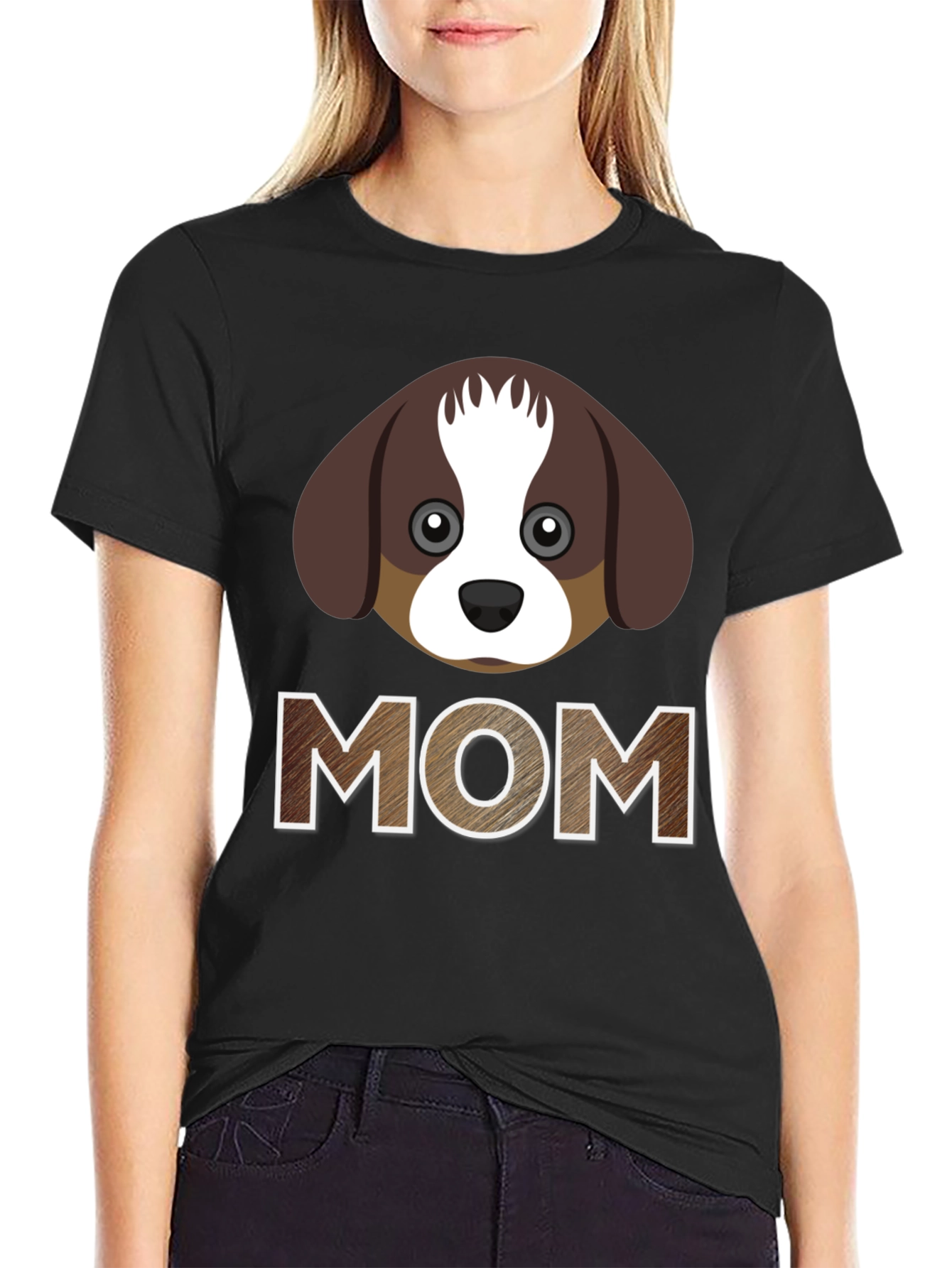 Dog Mom T-Shirt - Cute Puppy Graphic Tee